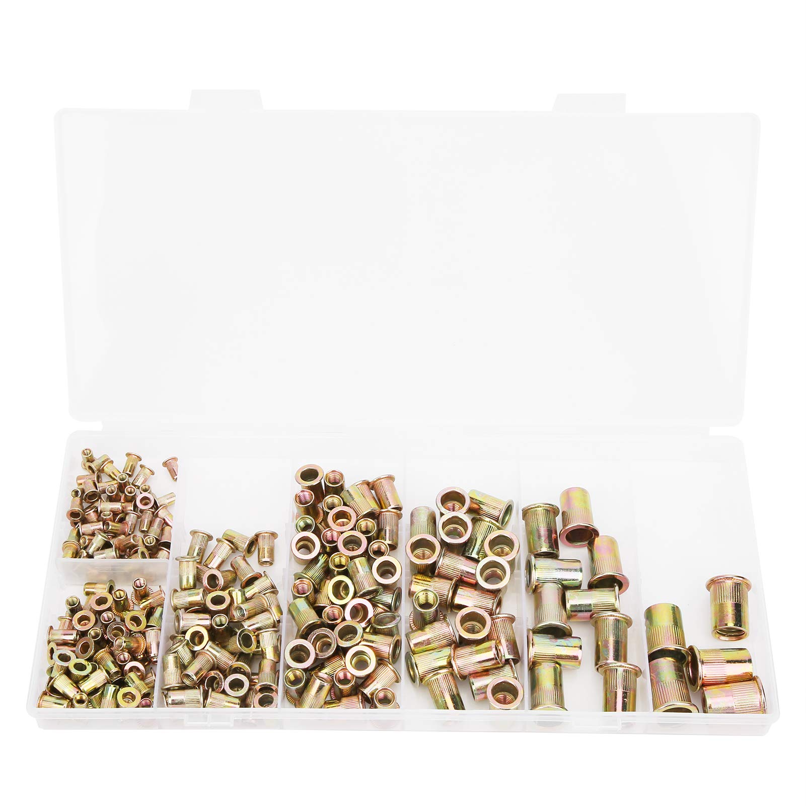 Fastener Hardware - Color-Plated Zinc Nut, Easy to Use Workshop & Industrial Supplies for Repair Accessories, DIY Projects, and Machinery Maintenance