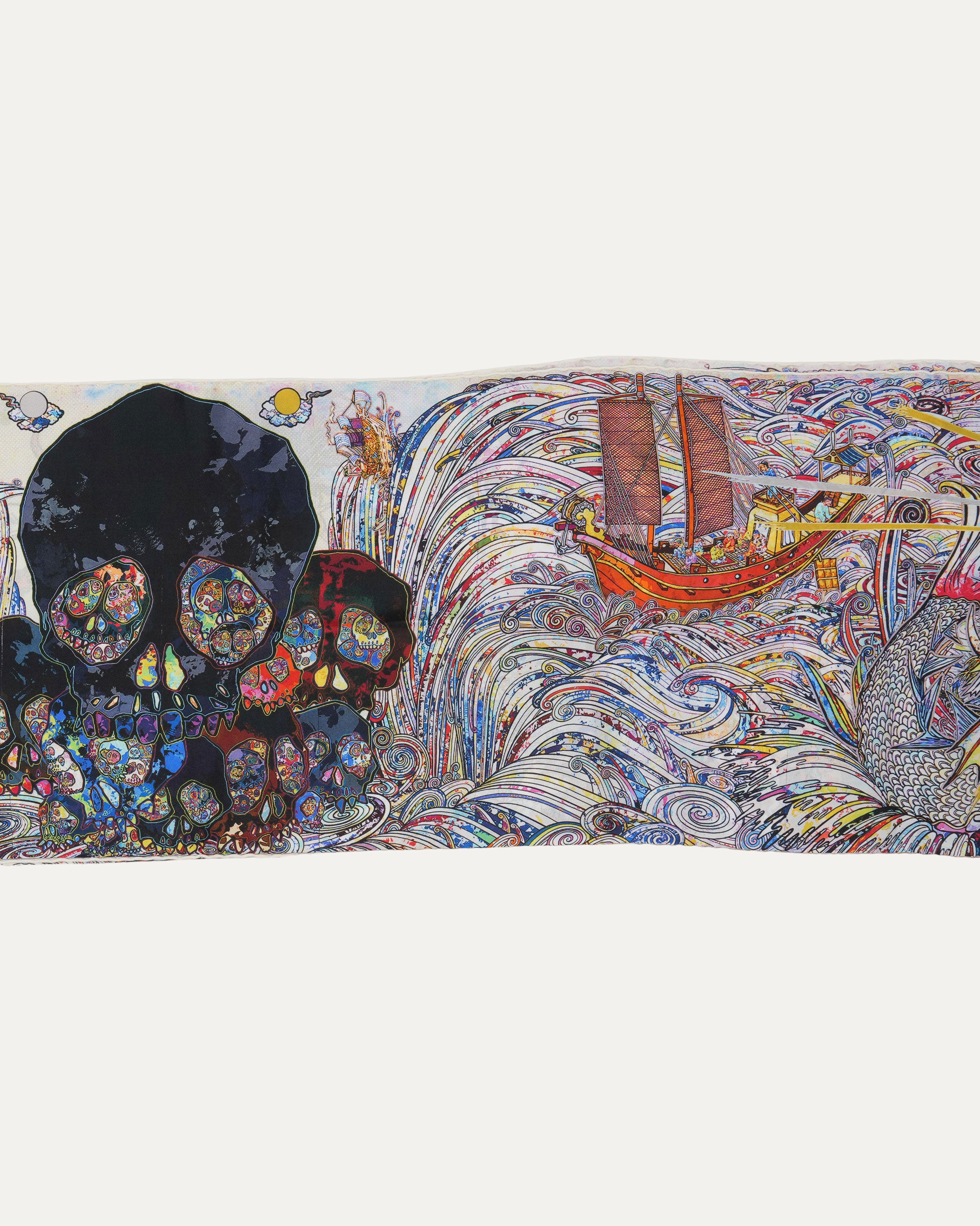 Rainbow Silk Scarf - Elegant & Lightweight Fashion Accessory for Women | Perfect for Parties, Weddings & Everyday Wear