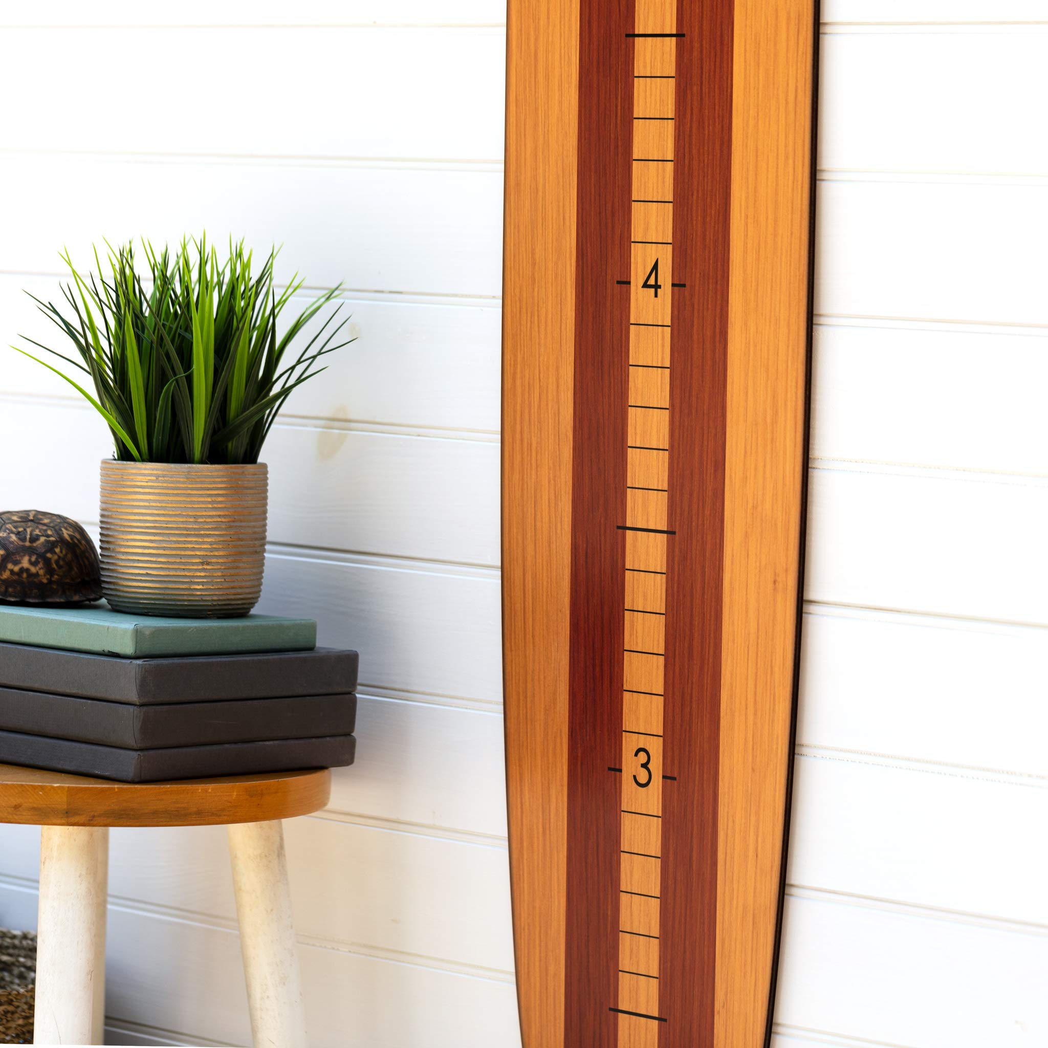 Wooden Surfboard Growth Chart for Baby - 57
