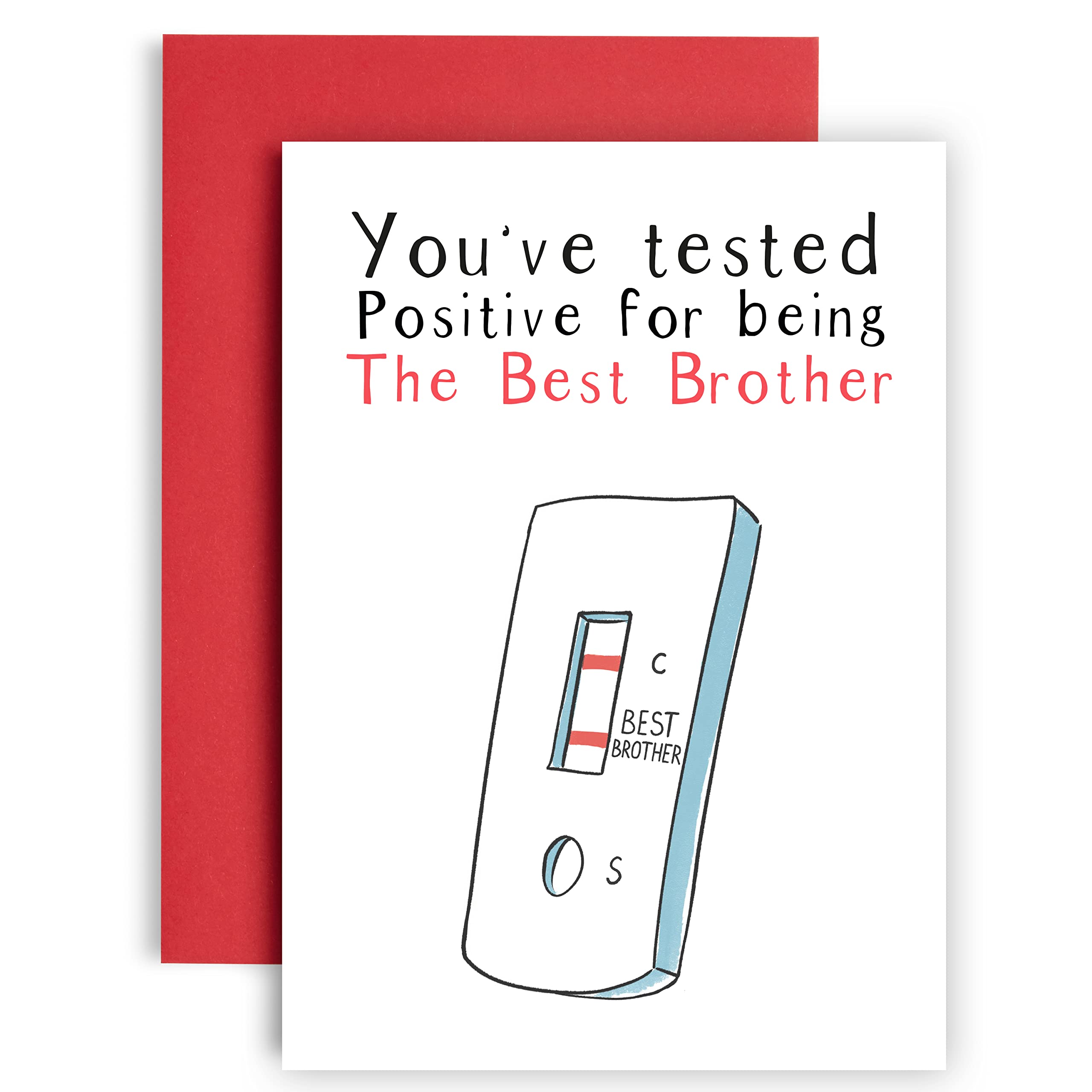 Humorous Birthday Card for Brother - Best Friend Gift - A5 Size for Special Occasions