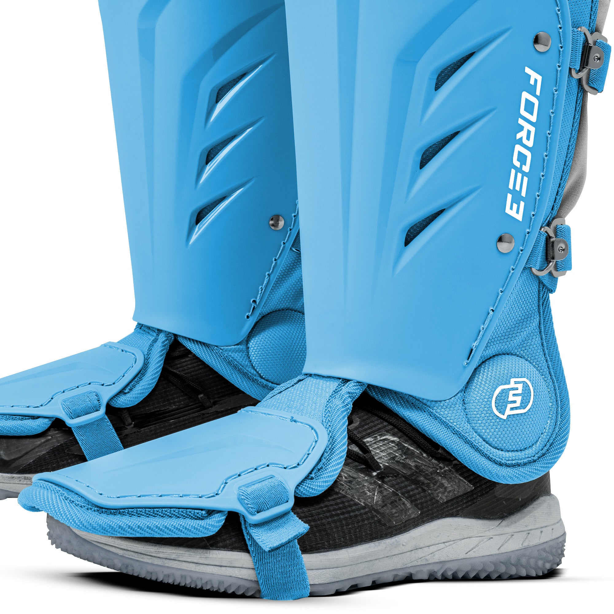FORCE3 XS3® Pro Leg Guards - Intermediate Baseball & Softball Catcher's Gear for Youth & Adult Players - Perfect for Training, Games & Practice Sessions