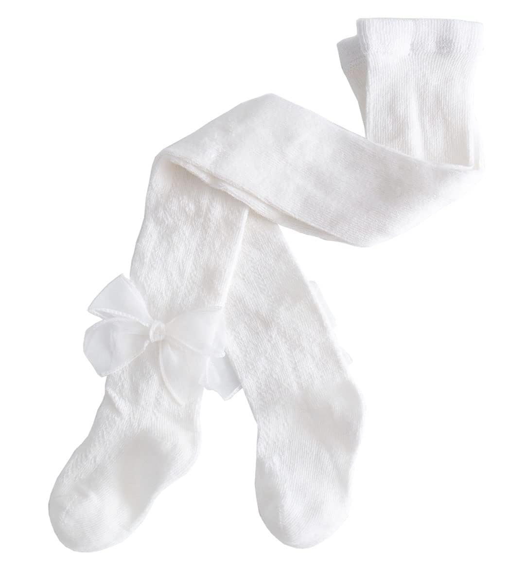 CHUNG Baby Girls' Thin Mesh Tights with Bowknot - Soft Newborn to Toddler Leggings (0-5 Years) | Perfect for Summer Outfits, Playtime & Special Occasions