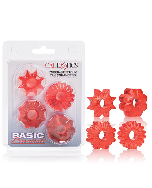 Premium Super Stretchy Cock Rings for Men - 3 Pack Elastic Enhancers for Stronger, Longer Erections - Perfect for Couples Play & Solo Use