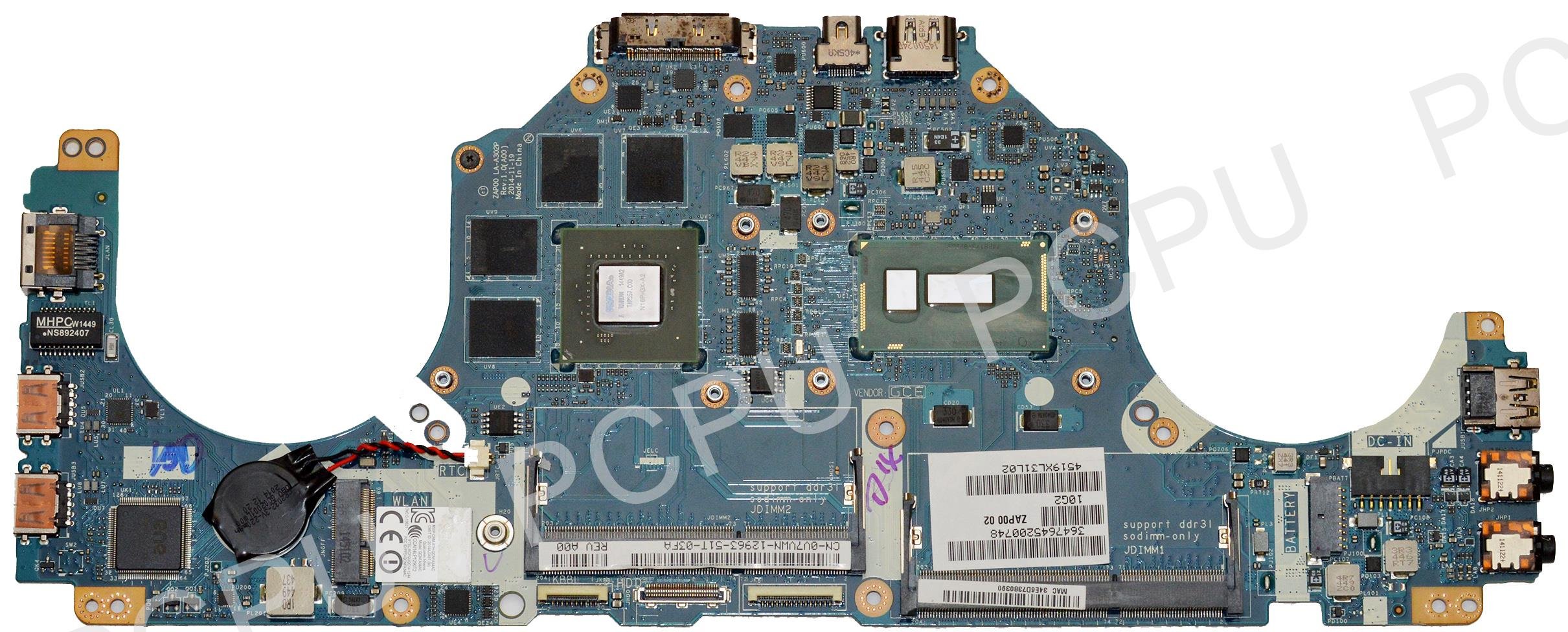 Original Title: V7VWN Dell Alienware 13 Laptop Motherboard w/Intel i7-5500U 2.4Ghz CPU   Optimized Title: **Dell Alienware 13 Laptop Motherboard with Intel i7-5500U 2.4GHz CPU - Replacement Part for Gaming & Performance Upgrades**    (Note: I removed the 