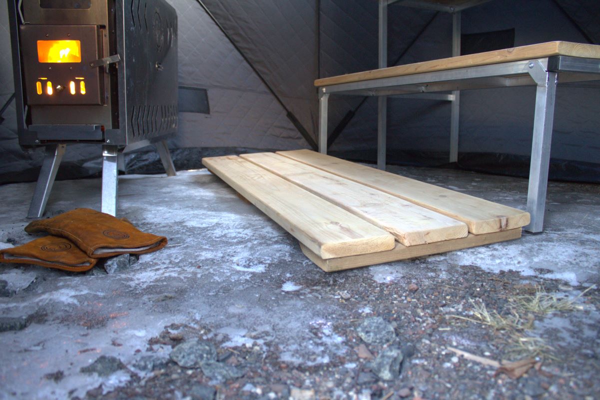 Premium Cedar Sauna Flooring - Natural & Durable Wood for Sauna Tents | Perfect for Home Spa, Outdoor Relaxation & Wellness Retreats
