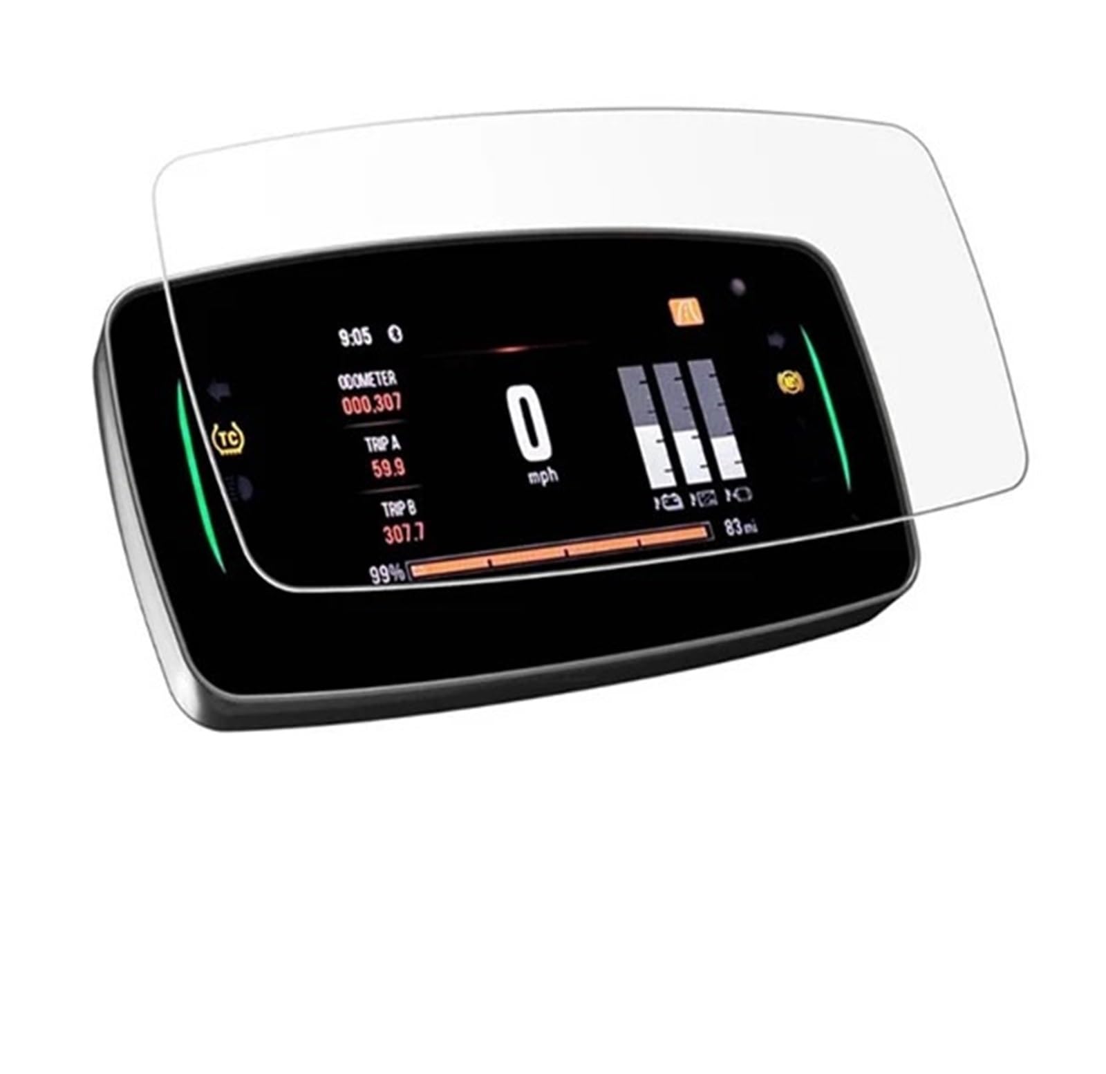 Premium Motorcycle Dashboard Screen Protector for Harley-Davidson LiveWire (2020-2023) - Anti-Scratch & UV Protection Film - Perfect for Daily Riding & Outdoor Adventures