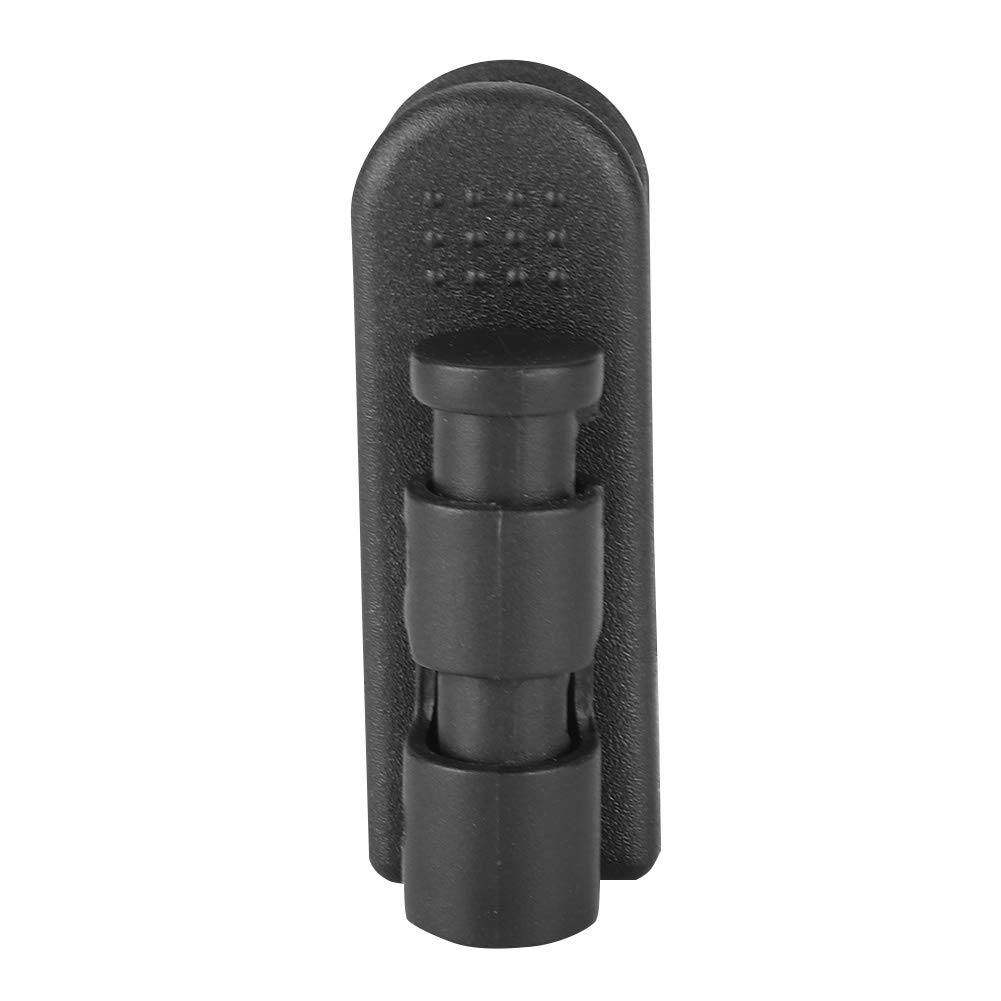 Zopsc 2-Pack Black Earbud Clips for Phone Headsets - Secure Cable Management for Walkie-Talkies, MP3 Headphones & Mobile Devices - Perfect for Work, Sports & Travel Accessories