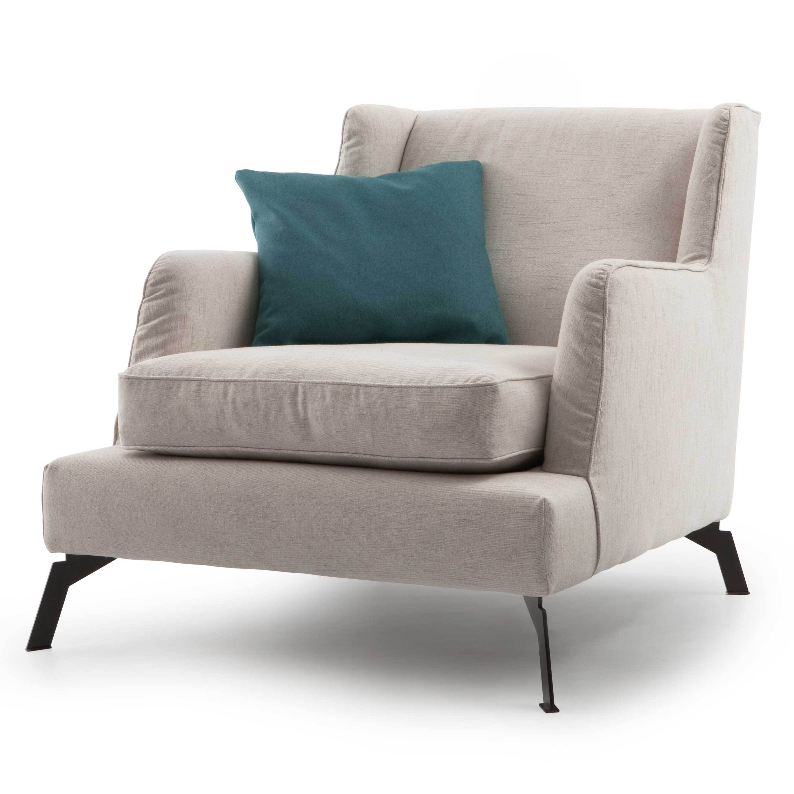 680 Class Armchair - Modern Comfortable Lounge Chair for Living Room, Office & Reading - Premium Fabric Upholstery with Sturdy Metal Frame - Perfect for Relaxing, Working & Entertaining
