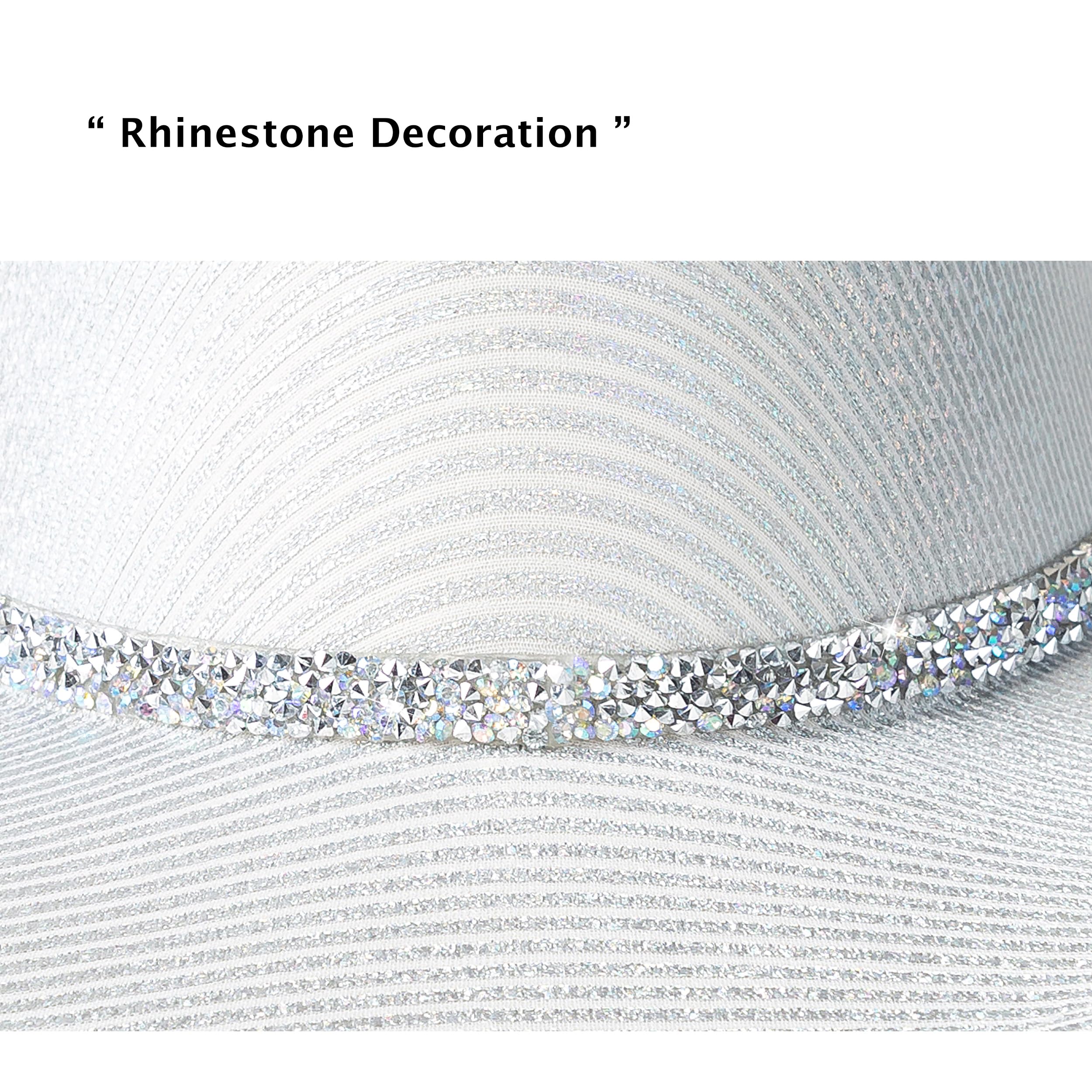 Sparkly Lisianthus Cowboy Hat for Women & Men - Glitter Party Disco Cowgirl Hat | Perfect for Country Concerts, Rodeos, and Western Themed Parties