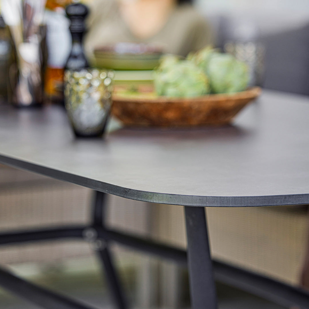 Joy Outdoor Dining Table - Oval Shape Patio Furniture for Garden, Backyard, and Poolside Dining | Durable Weather-Resistant Design