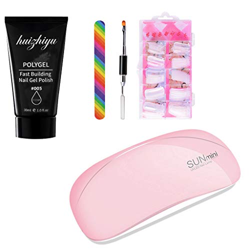 **Womola Professional Acrylic Nail Kit with UV Light & Dip Powder – Gel Nail Polish Set, Nail Lamp, Poly Gel, False Nails & Double-End Nail Pusher – Perfect for Salon, Home Manicures & DIY Nail Art**