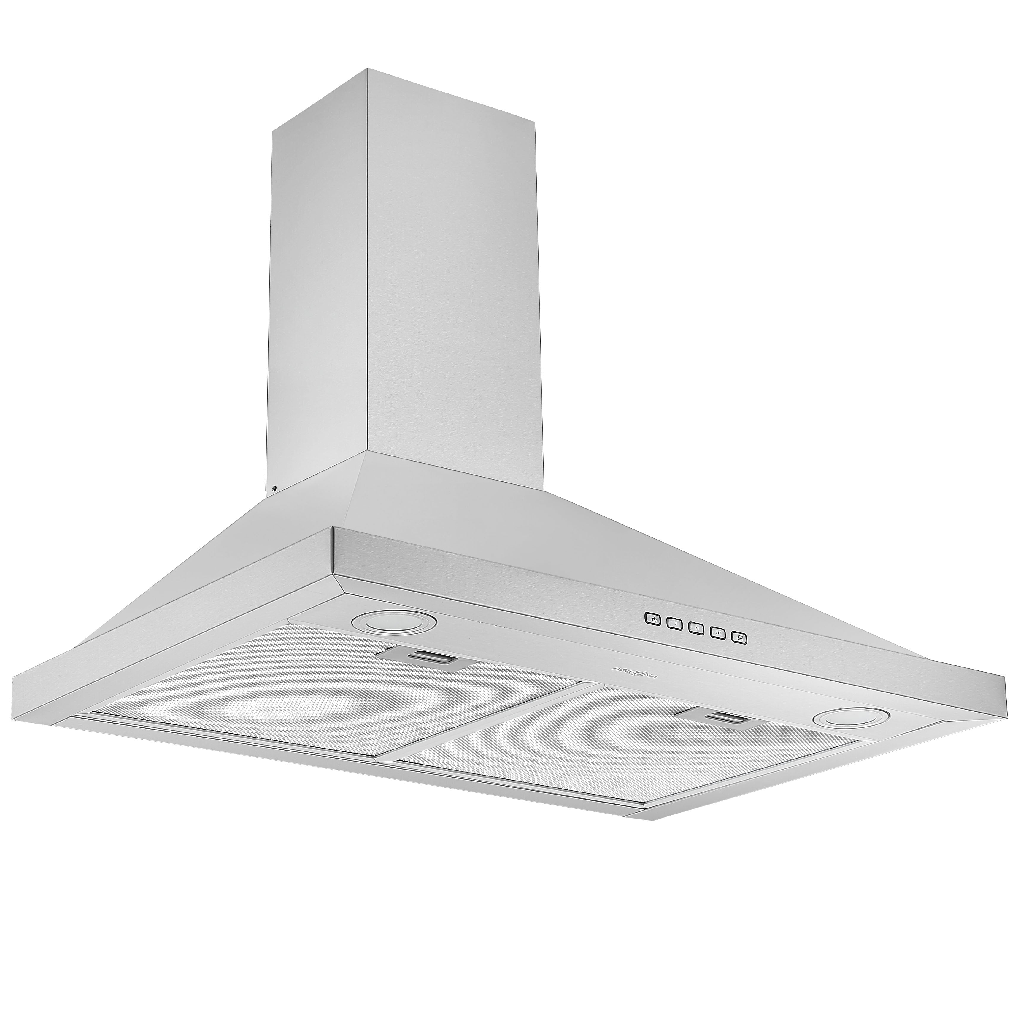 30 Inch Stainless Steel Convertible Wall Mount Range Hood - Powerful Kitchen Ventilation for Home Cooking, Grilling & Baking