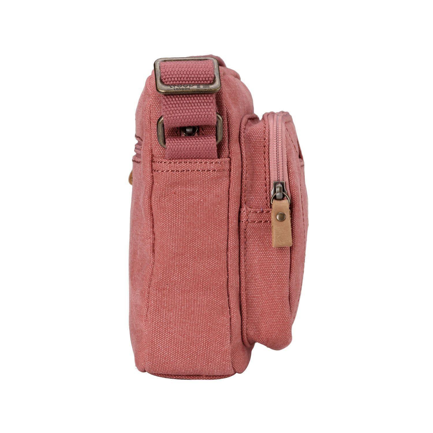 Troop London Classic Canvas Crossbody Bag for Women & Men - Stylish & Durable Shoulder Bag for Travel, Work & Everyday Use