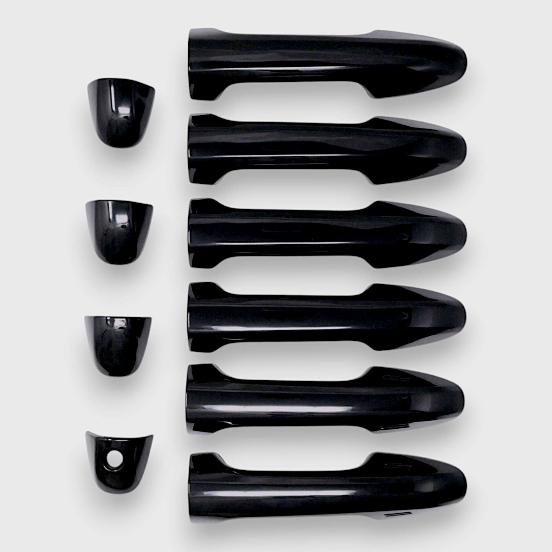 Gloss Black Chrome Delete Door Handle Cover with Keyless Sensors - DH6316BLK - Perfect for Car Customization & Enhanced Vehicle Security