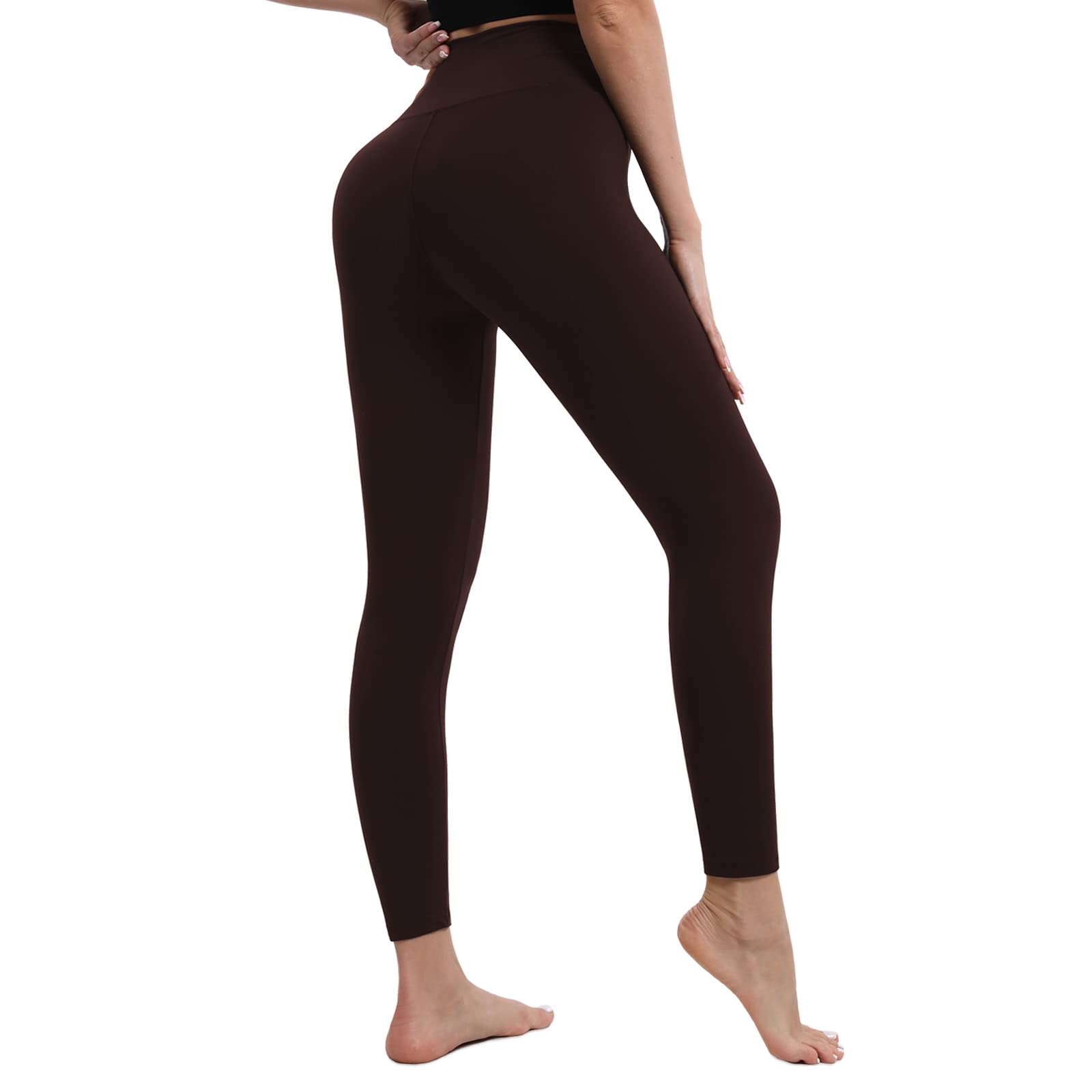 BOPOVA Women's High Waisted Capri Leggings - Navy V Crossover Waist Tummy Control Workout Yoga Pants for Women | Gym, Running, Lounge & Everyday Wear