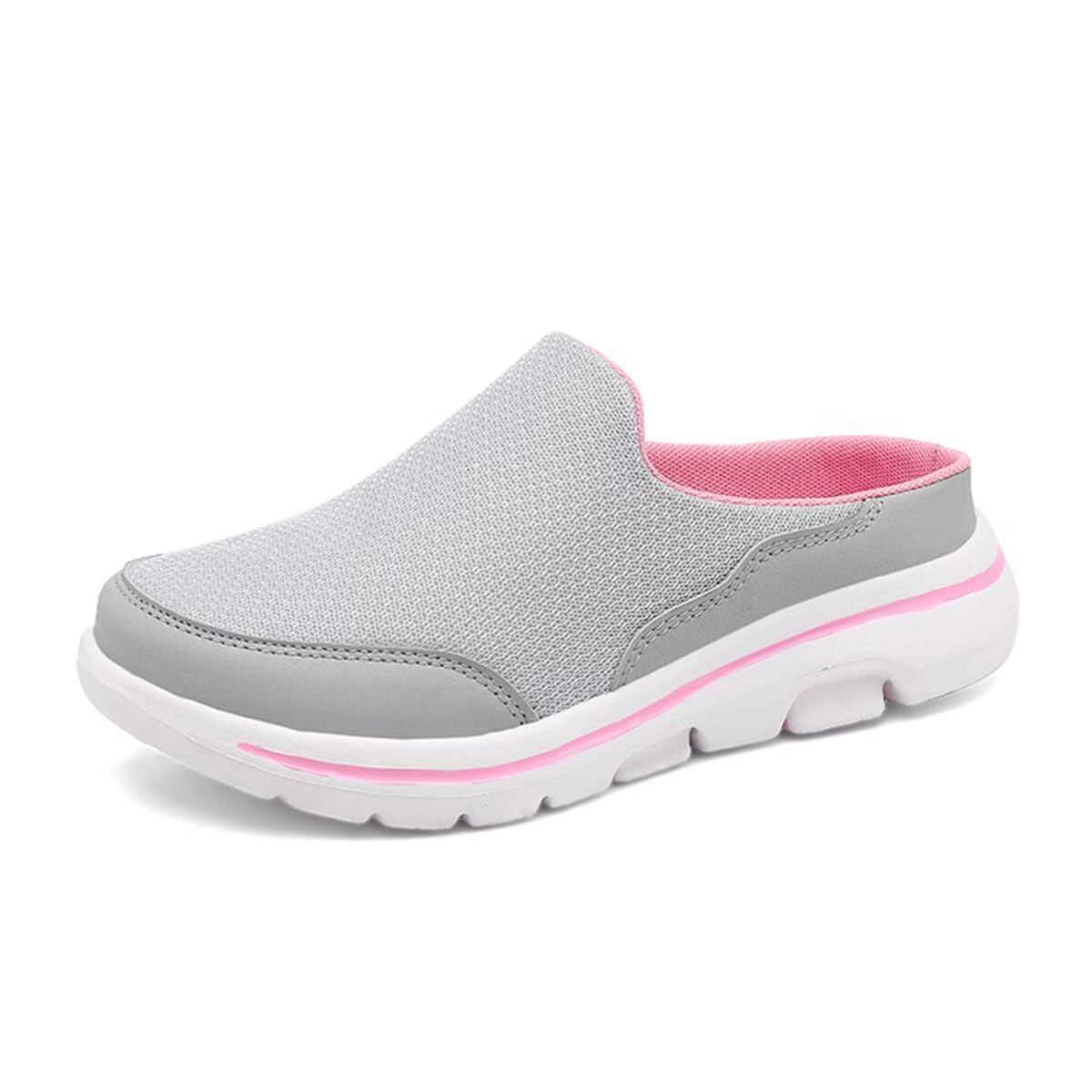 GSLMOLN Unisex Slip-On Mule Shoes - Lightweight Backless Walking Sneakers with Arch Support | Summer Beach Clogs & Athletic Outdoor Shoes for Men & Women | Perfect for Casual Wear, Travel, and Sports Activities