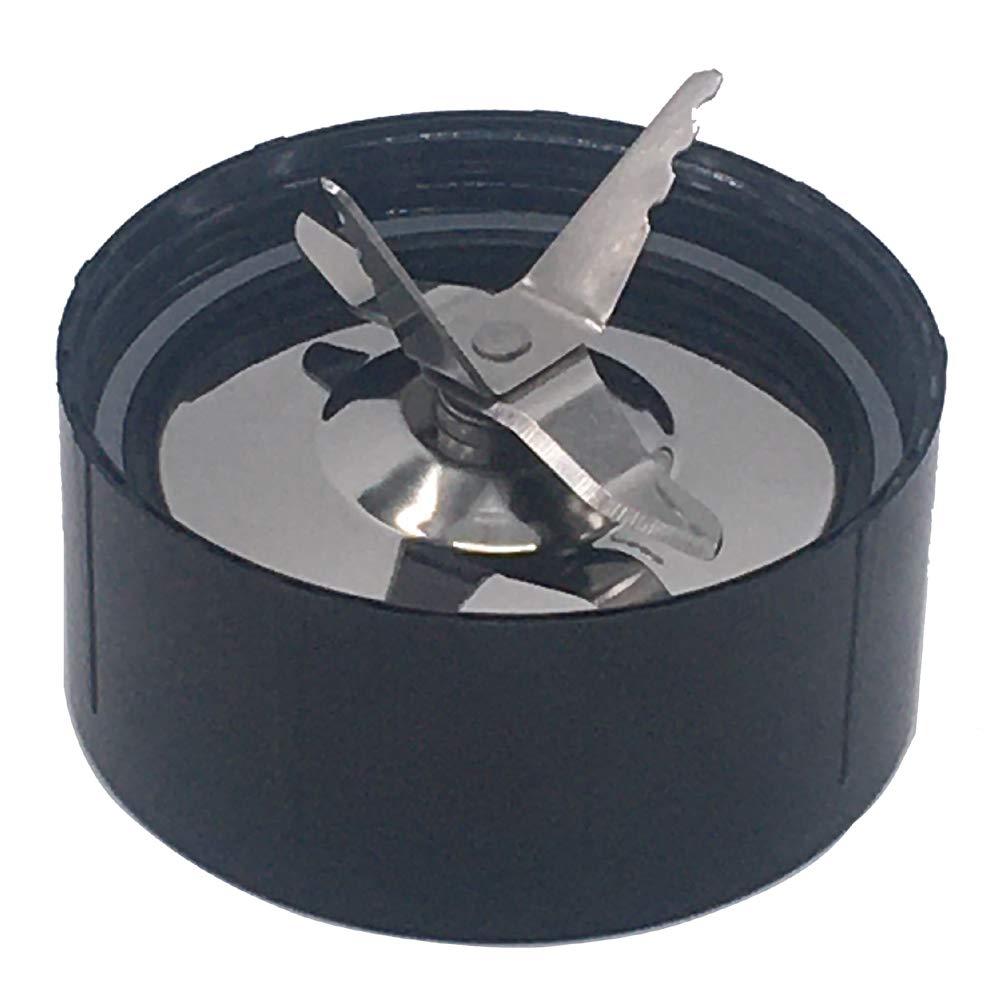 Replacement Ice Shaver Blade & Cross Blade with Extra Gasket - Compatible with Magic Bullet Blender MB1001/MB1001B (Stainless Steel & Plastic) - Perfect for Smoothies, Juicing & Food Processing