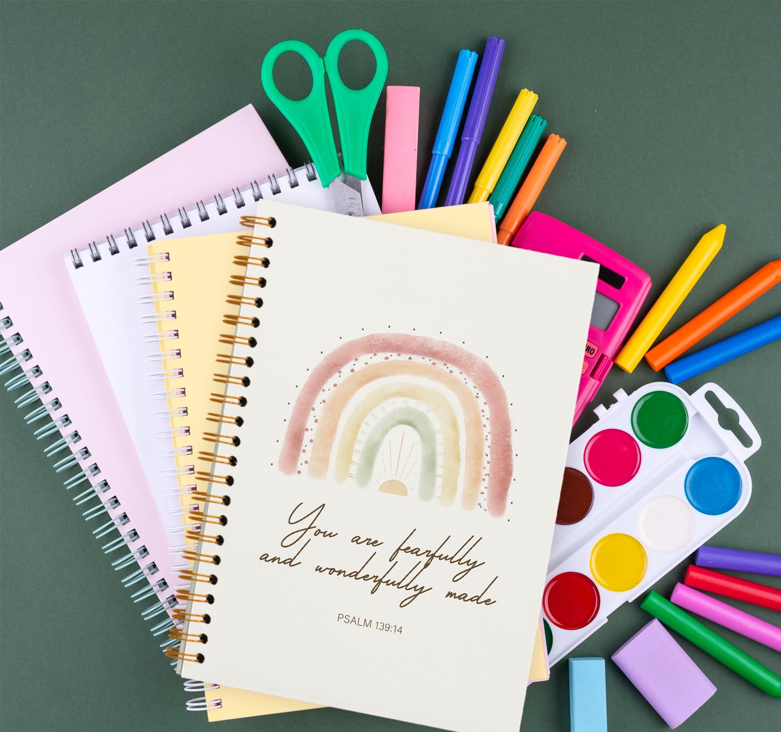Bible Journal Notebook for Women - Christian Gifts, Prayer & Study, Spiral Hardcover for Work & College