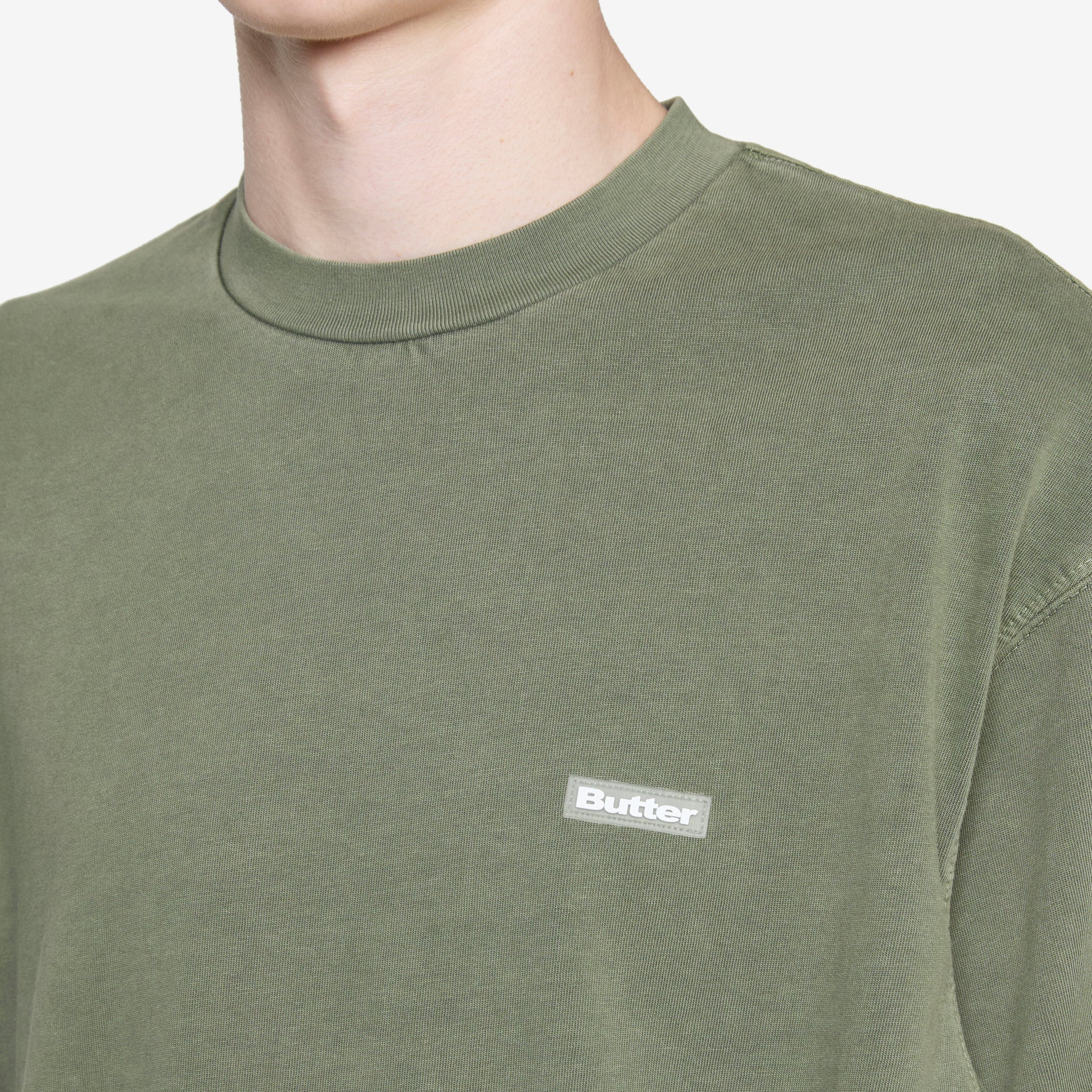 Premium Washed Army Green Basic T-Shirt for Men - Comfortable Casual Wear for Everyday & Outdoor Activities