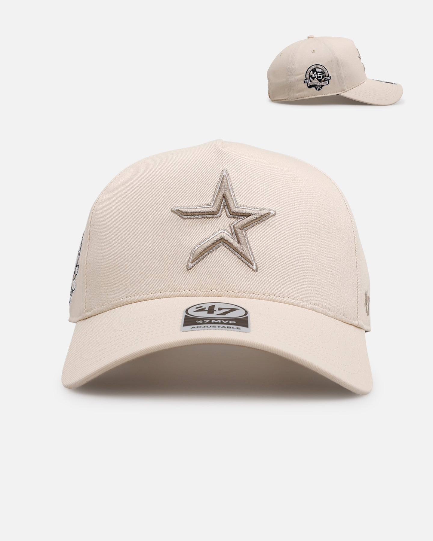 47 Brand Houston Astros 'Caramel Swirl' MVP Snapback Hat - Adjustable Baseball Cap for Men & Women - Perfect for Baseball Games, Outdoor Sports & Casual Wear