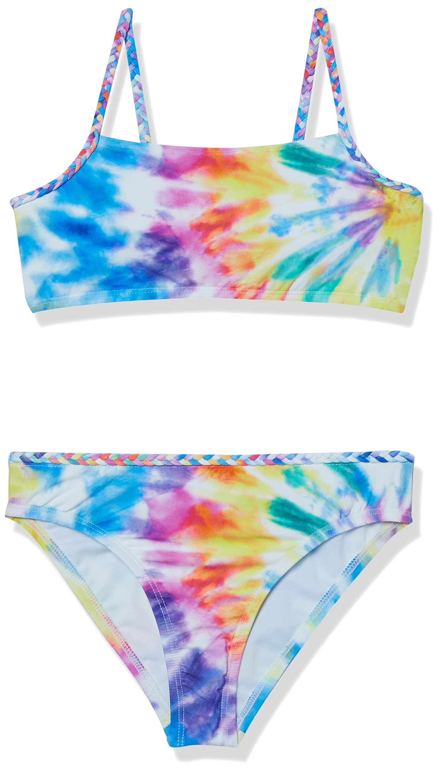Hobie Girls High Neck Bikini Top and Hipster Bottom Swimsuit Set - Women's Sexy Swimwear for Beach, Pool & Summer Vacation