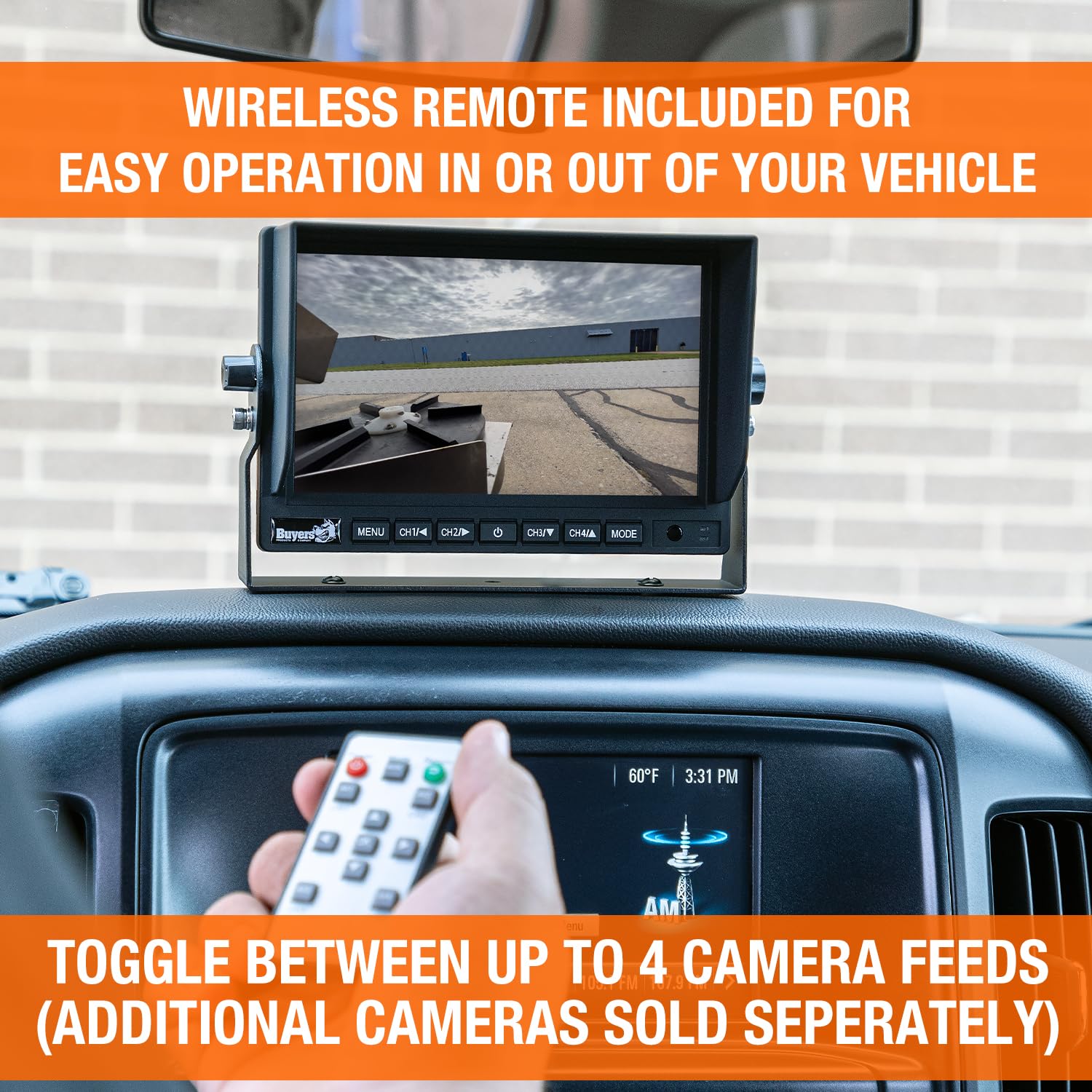 Buyers Products 8883040 Rearview Backup Camera System with Night Vision - 7