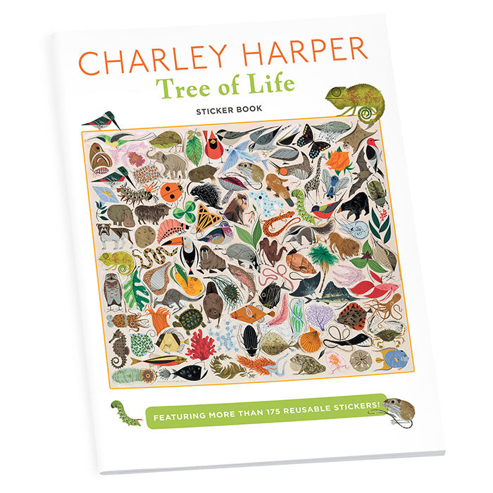 Charley Harper Tree of Life Sticker Book - 500+ Nature Inspired Stickers for Scrapbooking, Journals & DIY Crafts | Perfect for Art Lovers & Wildlife Enthusiasts