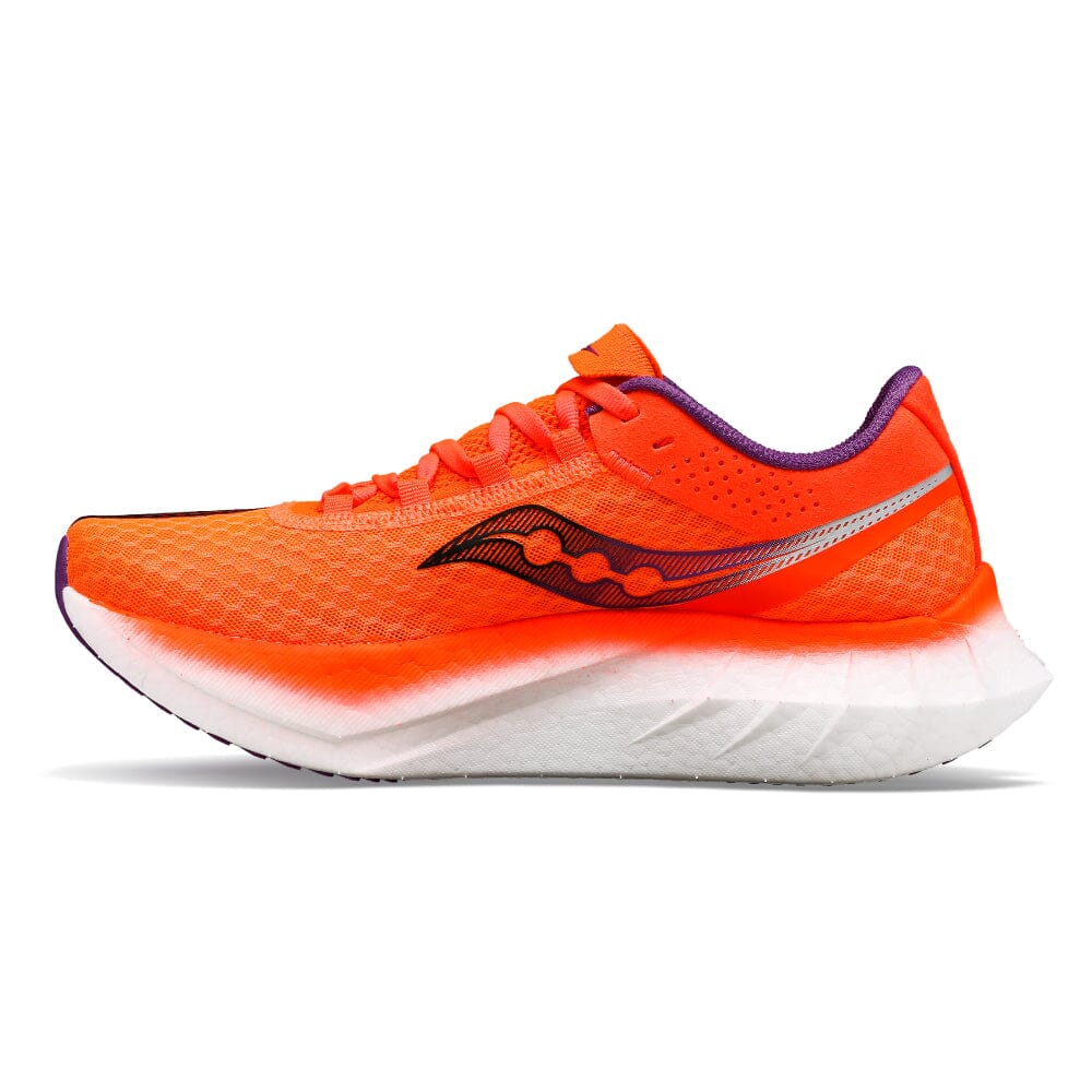 Saucony Women's Endorphin Pro 4 Running Shoes - Lightweight Carbon Fiber Racing Sneakers for Marathon & Road Racing - Perfect for Long Distance Training & Competitive Running