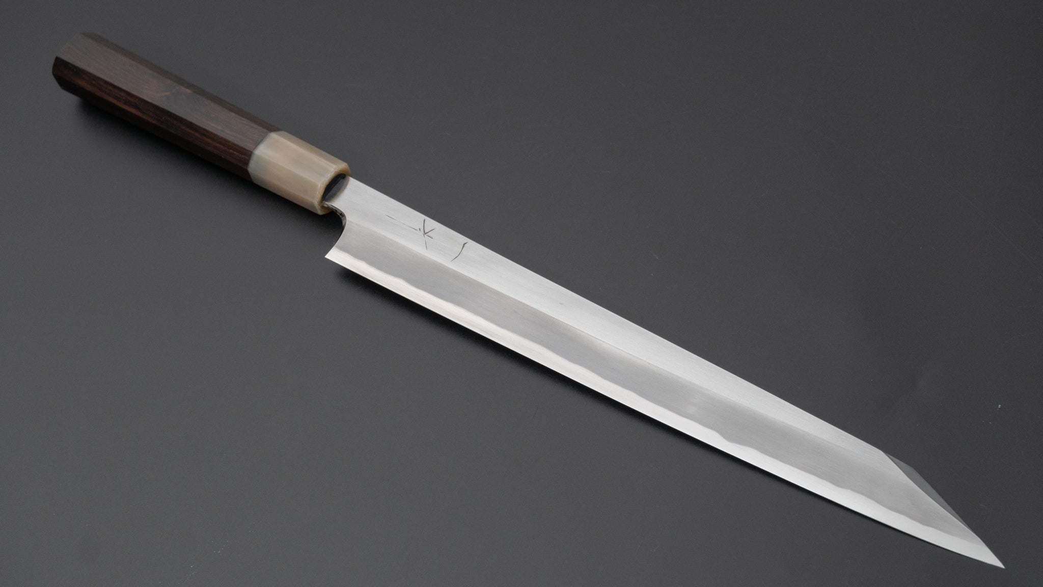 Hitohira Togashi White #1 Tachi Kiritsuke Yanagiba 270mm Japanese Chef Knife with Ebony Handle (Type T/Saya) - Premium Sushi & Sashimi Preparation, Professional Kitchen Tool for Chefs
