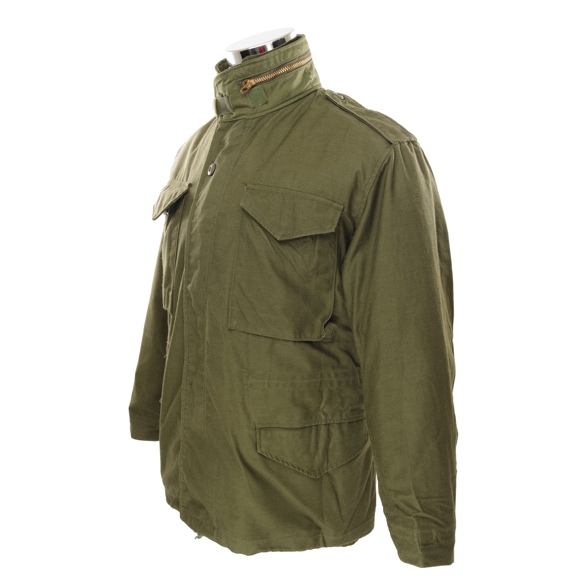 Vintage US Army M-1965 M65 Field Jacket - 1981 Small Short Size - Military Green Outerwear for Outdoor Camping & Hiking