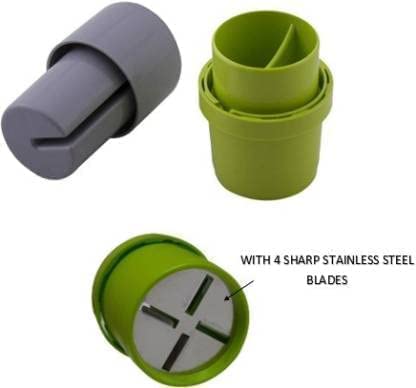 3-in-1 Multi-Function Dry Fruit Cutter & Grinder - Almond, Cashew, Chocolate & Butter Slicer with Interchangeable Blades (Pack of 1) - Perfect for Baking, Cooking & Healthy Snack Preparation