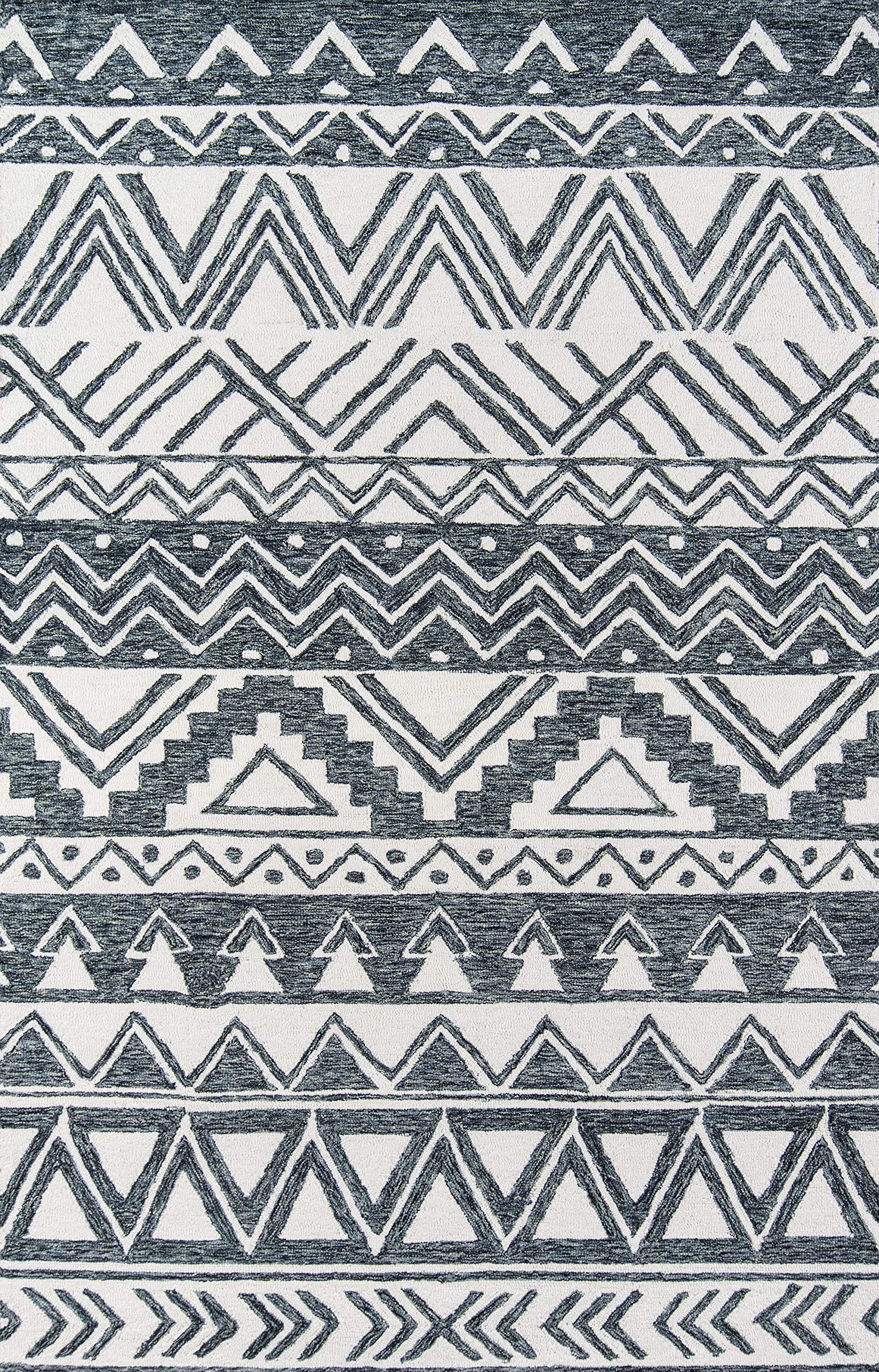 Momeni Mallorca Charcoal Area Rug 3'6
