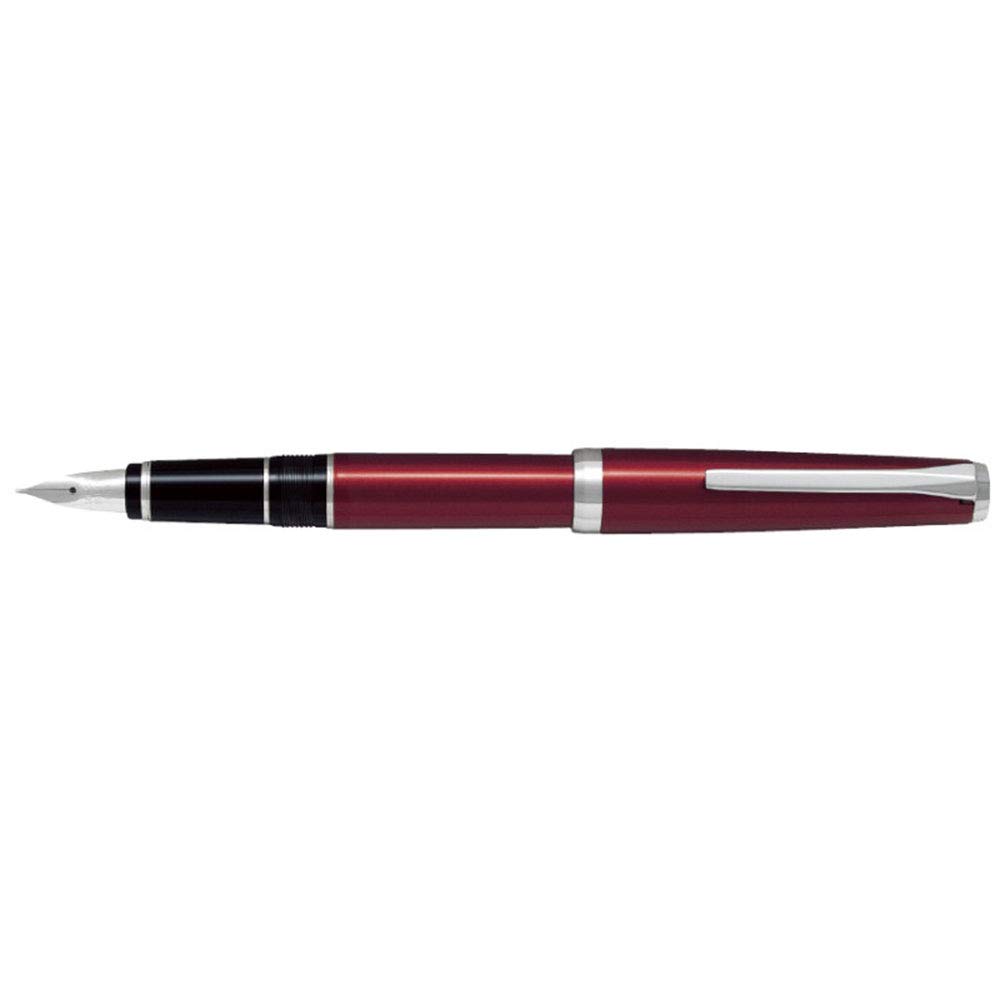 Pilot Elabo Fountain Pen - Soft Medium Nib - Premium Red Calligraphy Pen for Writing, Drawing & Gift Giving - Perfect for Artists, Students & Professionals