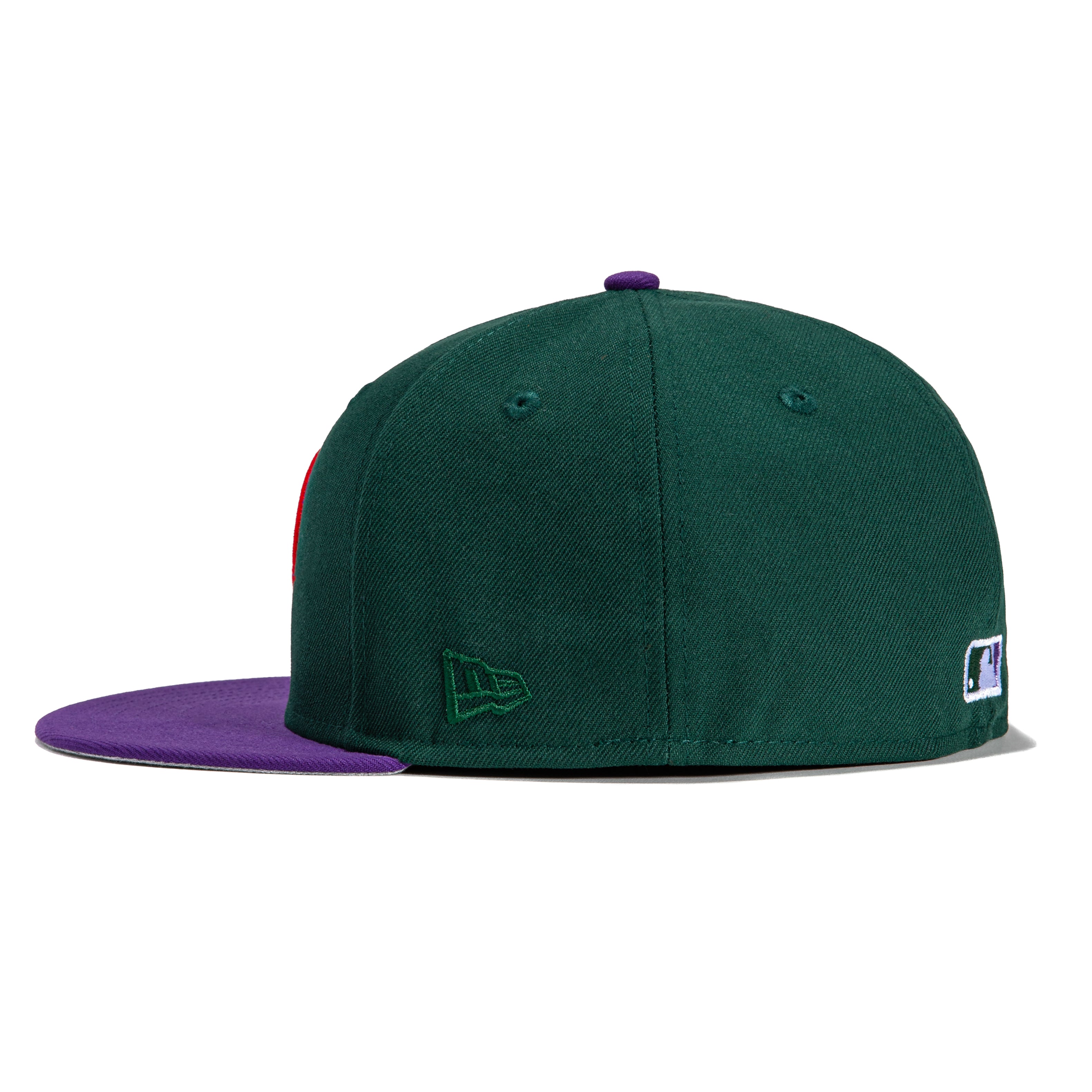 New Era 59Fifty Colorado Rockies BP Patch City Hat - Green & Purple Baseball Cap for Men & Women | Perfect for Baseball Games, Streetwear Fashion & Sports Fans