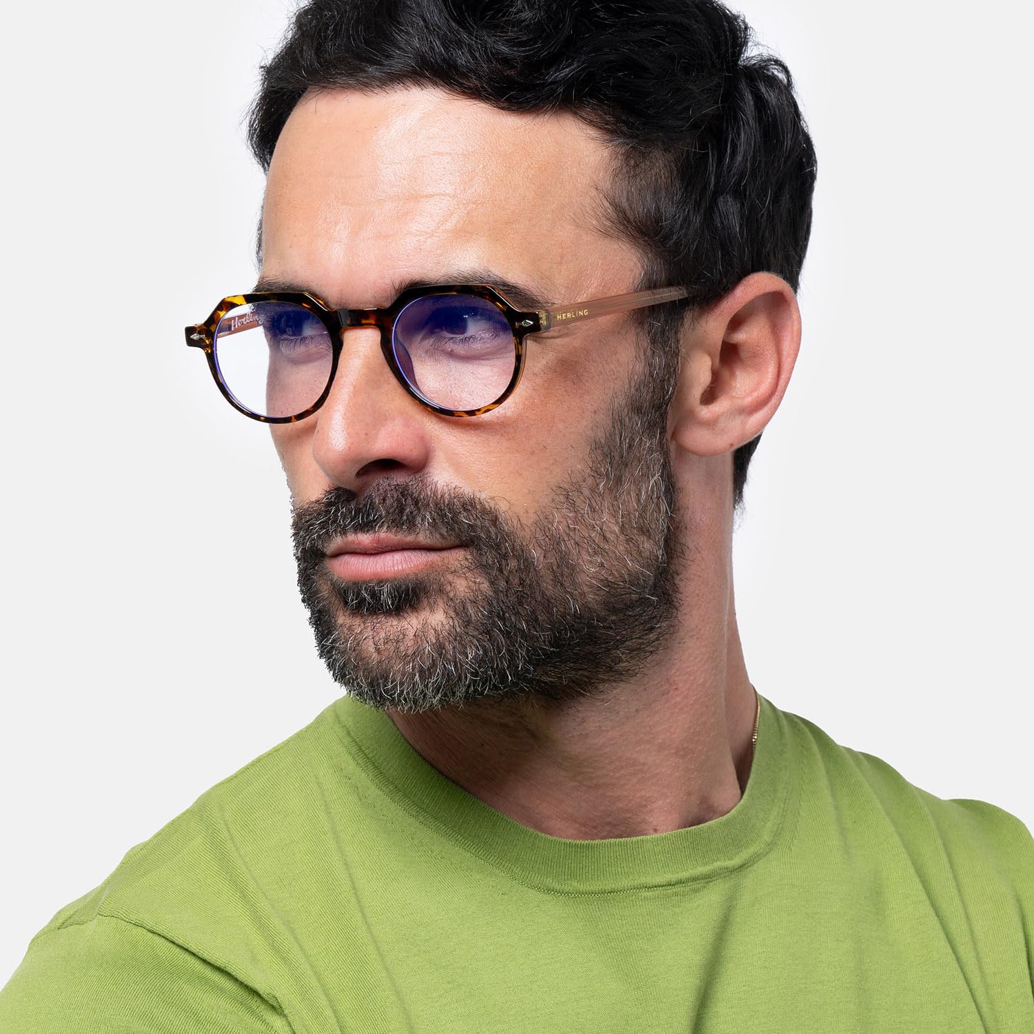 HERLING Merrick Blue Light Blocking Glasses - Acetate Frame for Eye Strain Relief - Perfect for Computer Work, Gaming & Screen Time