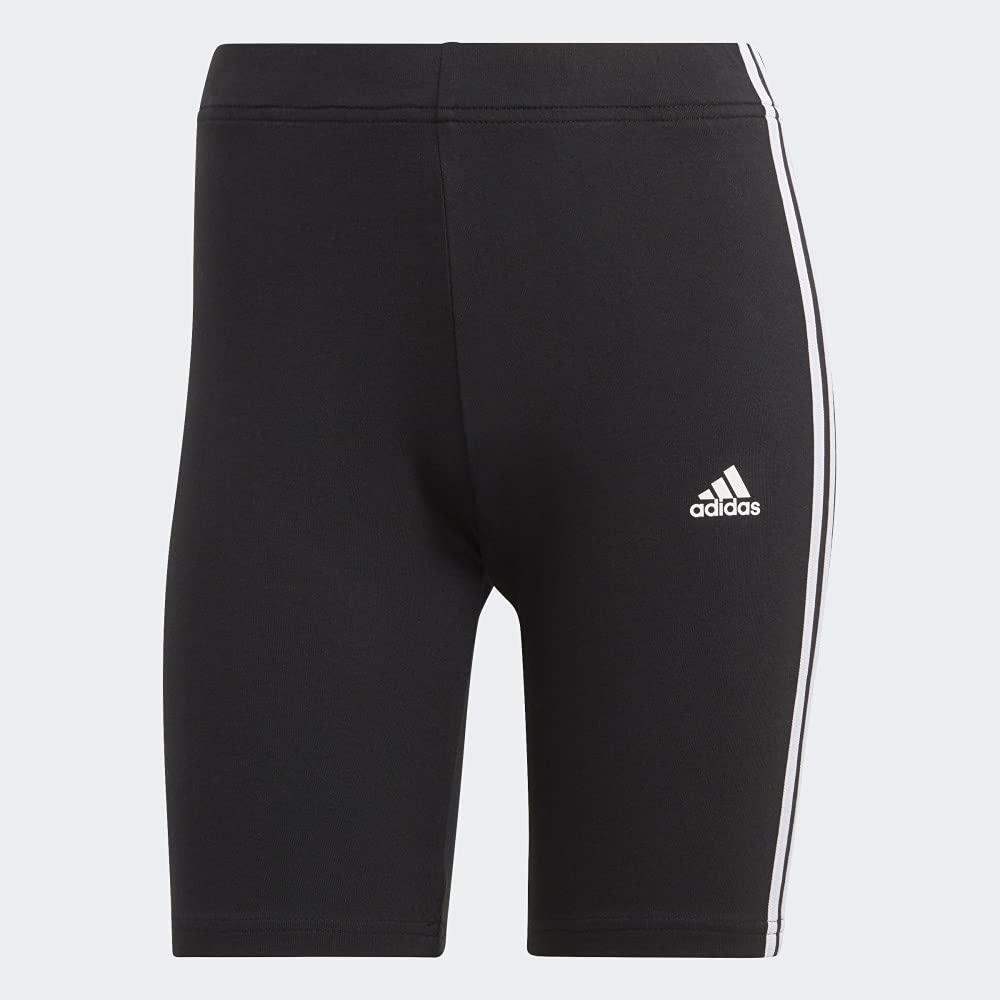 Adidas Women's Essentials 3-Stripes Bike Shorts - Breathable Workout Shorts for Running, Yoga & Gym - Comfortable Athletic Wear for Active Lifestyles