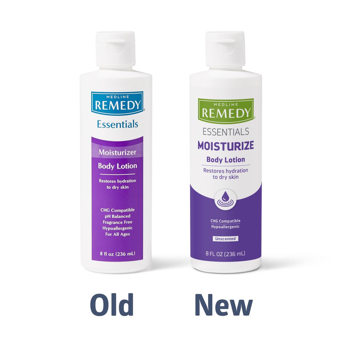 Medline Remedy Essentials Body Lotion - Hydrating & Nourishing Moisturizer for Dry Skin | Perfect for Daily Use, After Shower & Winter Care