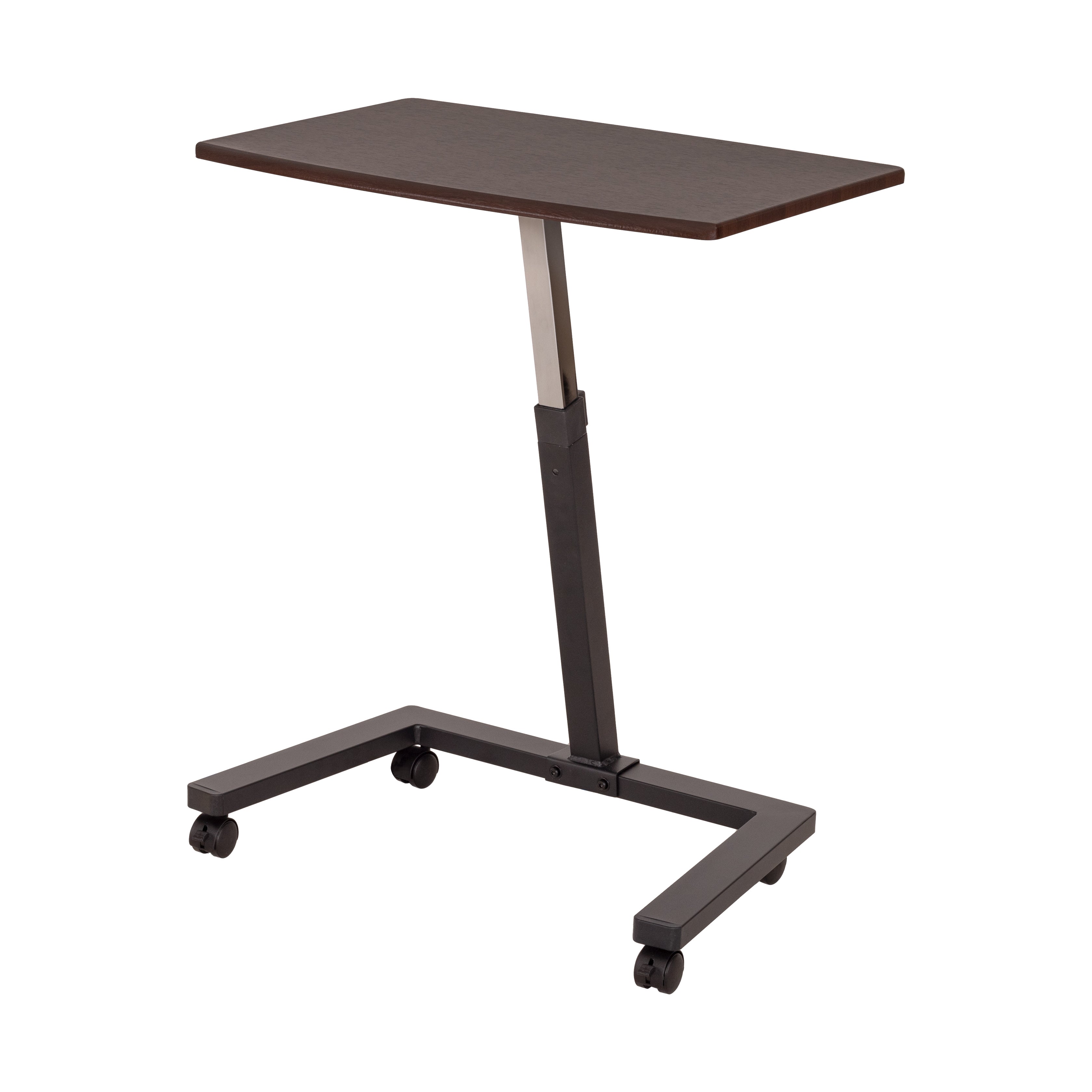 Premium AirLIFT® Mobile Laptop Standing Desk Cart - Adjustable Rolling Workstation for Office, Home & Classroom Use
