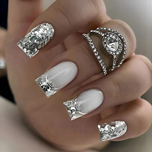 Glitter Silver French
