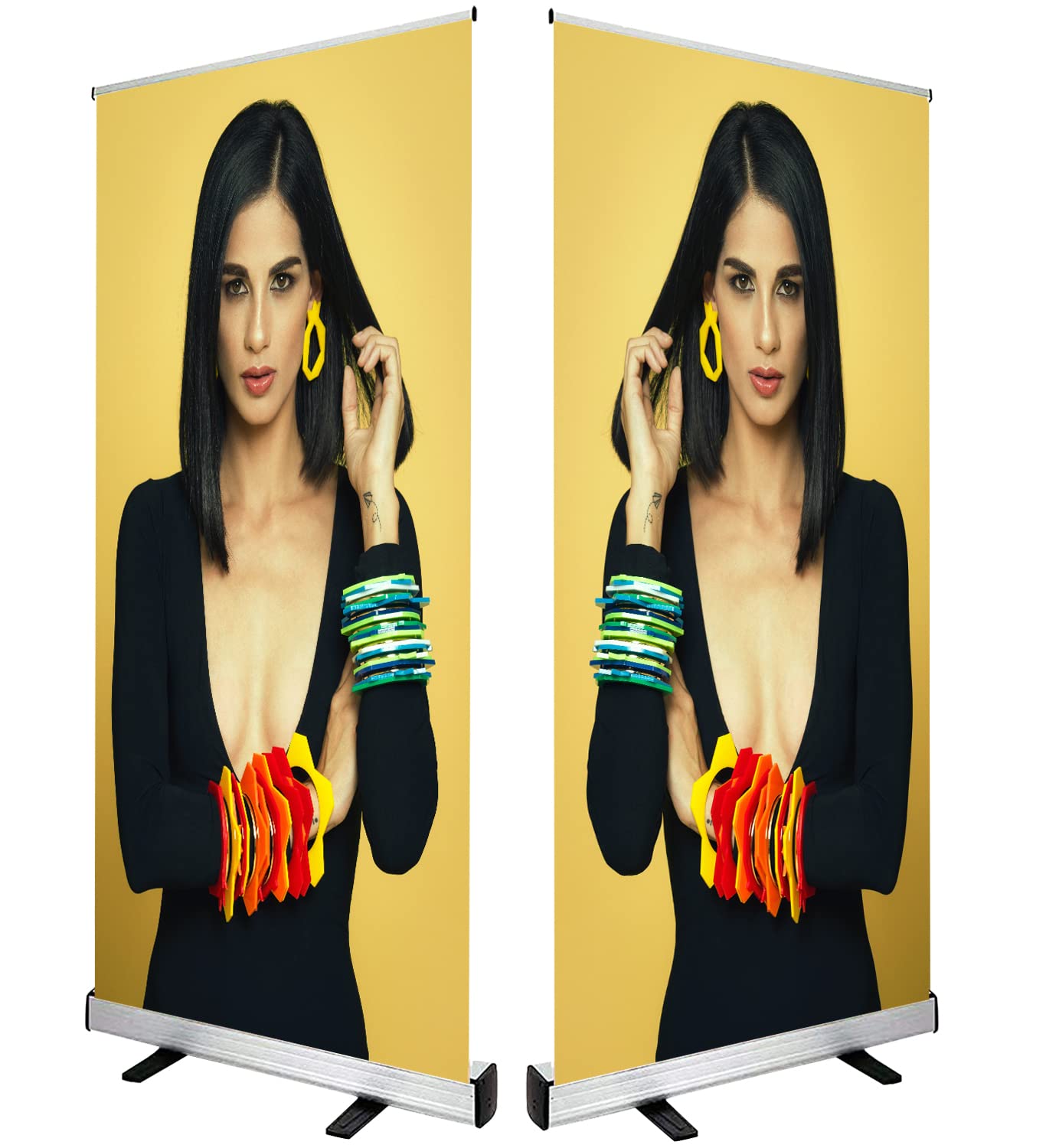 Retractable Roll Up Banner Stand 31.5
