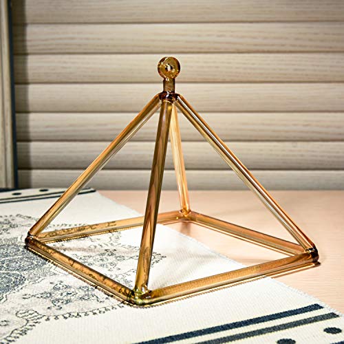 Yellow Crystal Singing Pyramid
