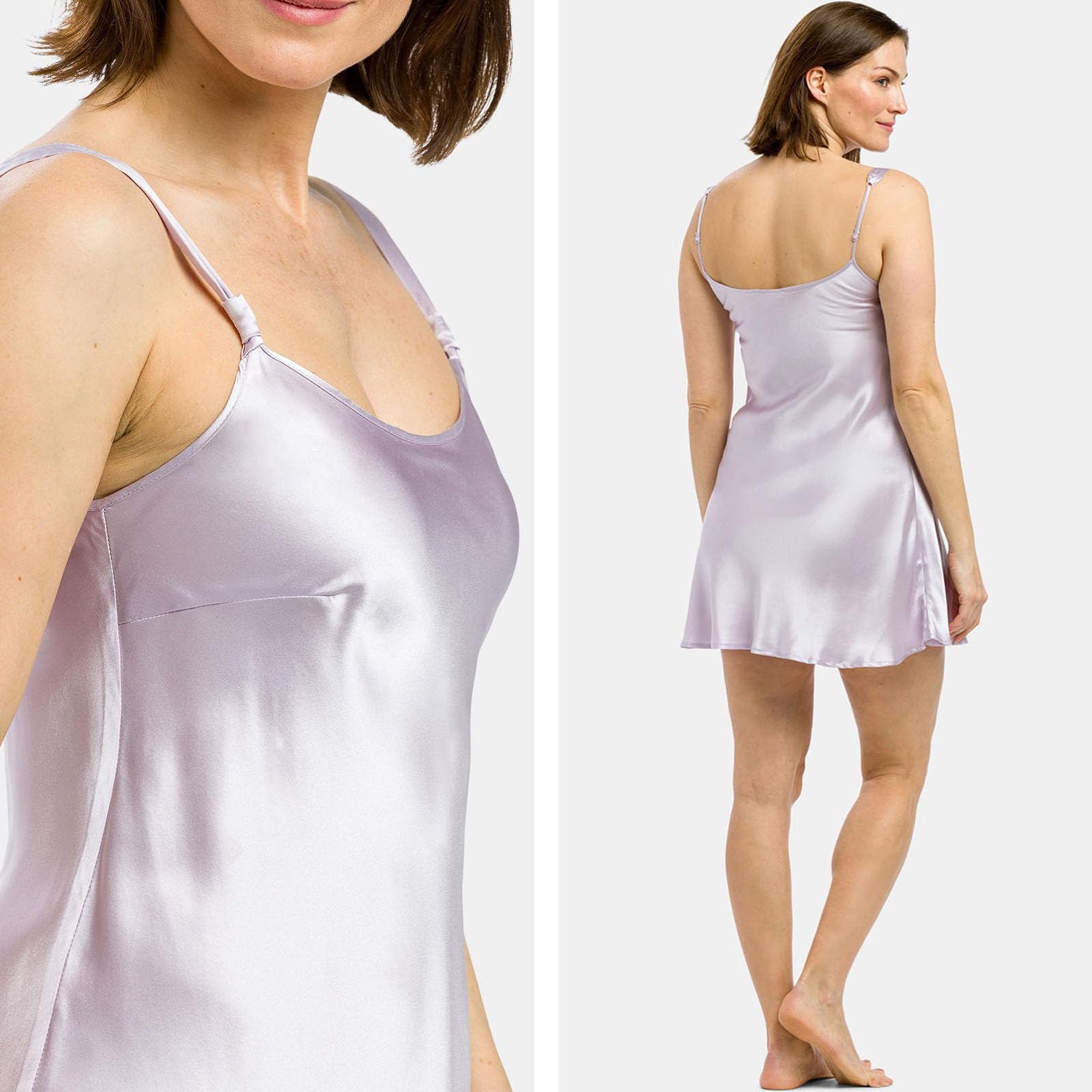 Fishers Finery Women's 100% Pure Mulberry Silk Chemise Nightgown - Luxurious Soft Sleepwear for Comfortable Nights & Romantic Occasions