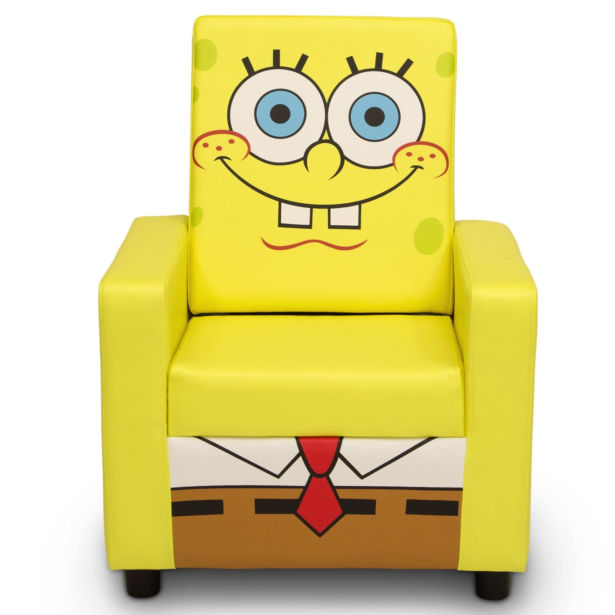 SpongeBob SquarePants Kids Gaming Chair - High Back Ergonomic Upholstered Office Chair for Boys & Girls - Perfect for Gaming, Studying, and Bedroom Decor