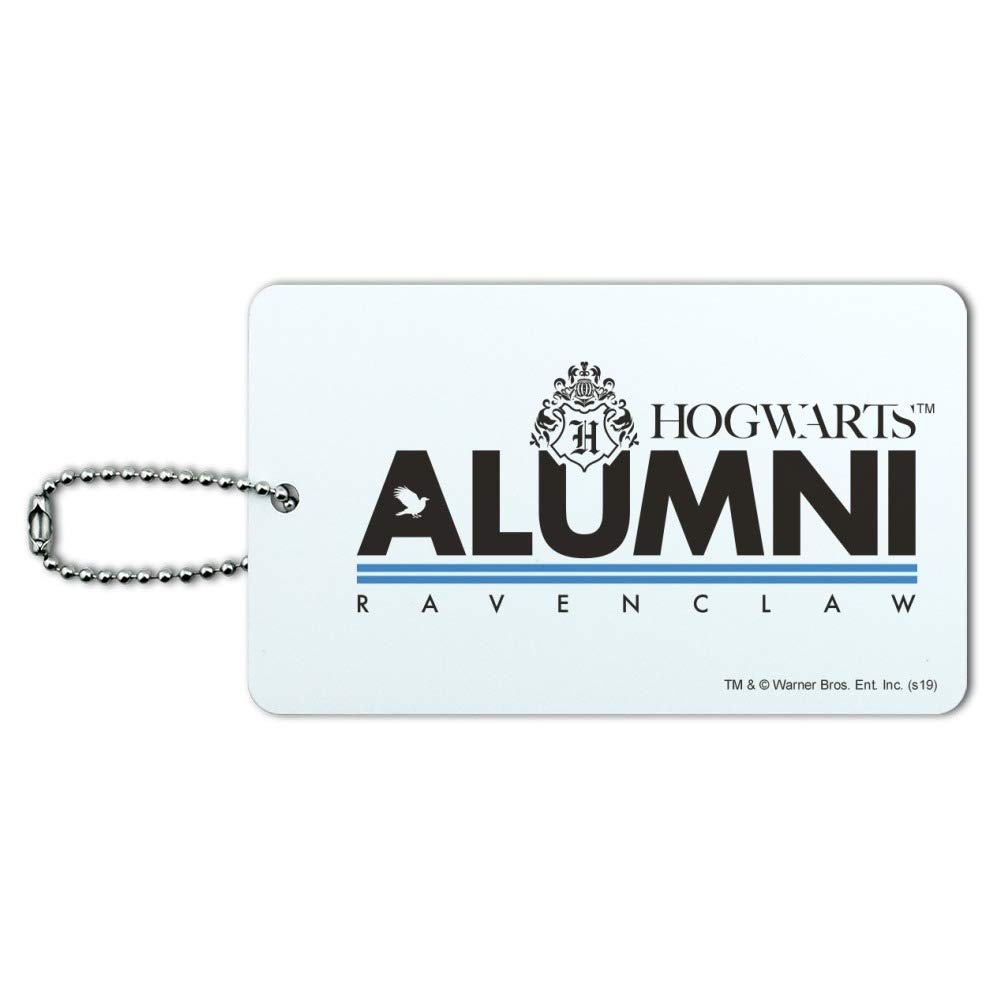 Harry Potter Ravenclaw Alumni Luggage Tag - Waterproof Suitcase ID Card for Carry-On Bags - Perfect for Travel, Cosplay & Harry Potter Fans
