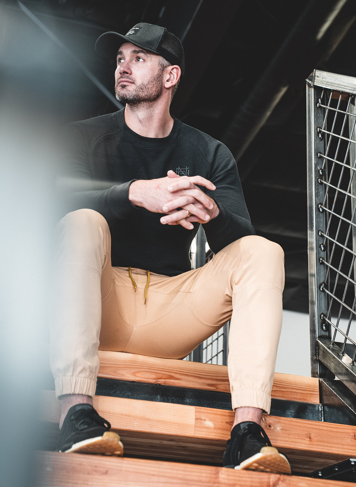 FOREVER JOGGERS - Comfortable Men's Jogger Pants in Khaki | Perfect for Running, Gym & Casual Wear