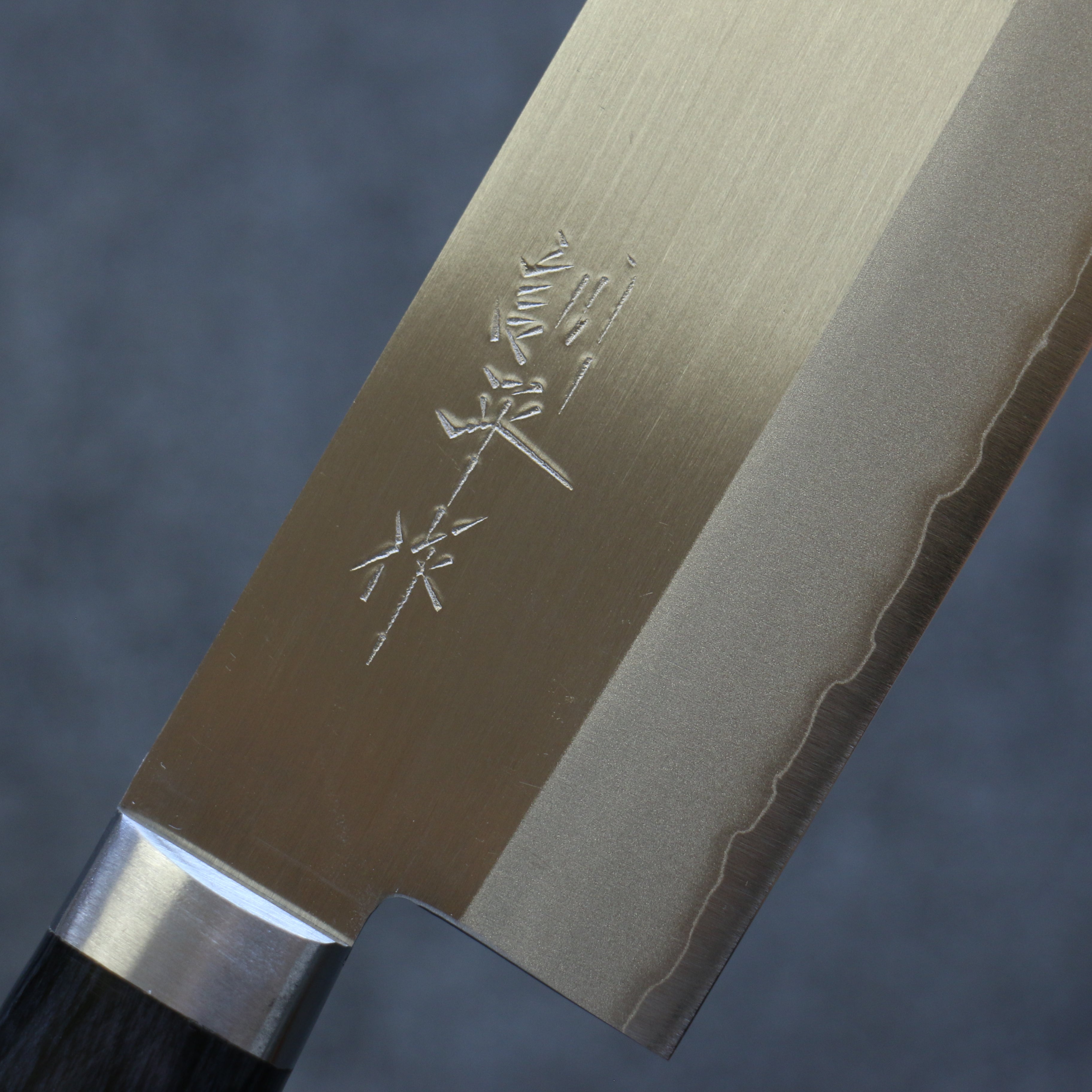 Premium Kunihira VG1 Migaki Finished Usuba Knife 165mm - Japanese Chef Knife with Navy Blue Pakka Wood Handle - Perfect for Sushi, Vegetables & Precision Cutting