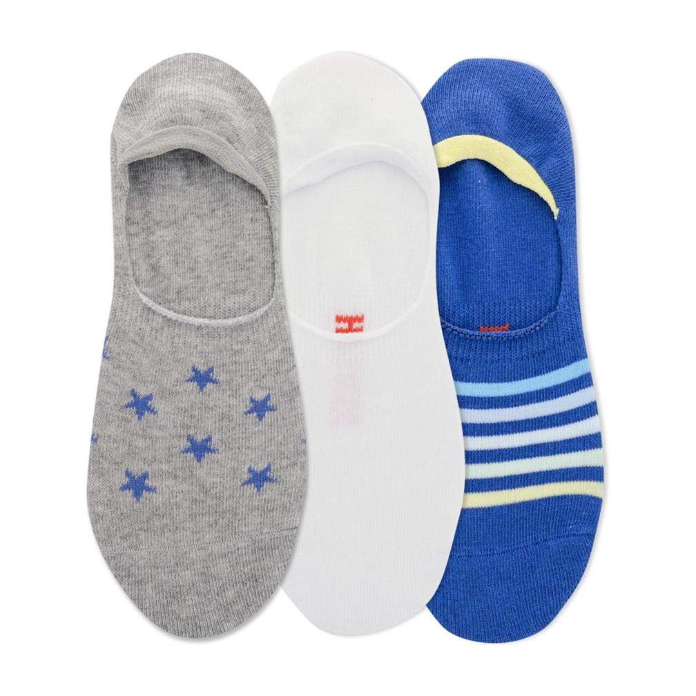 Hot Sox Men's Stars and Stripes Liner Socks - 3 Pairs Pack - Breathable & Comfortable for Running, Hiking, and Everyday Wear