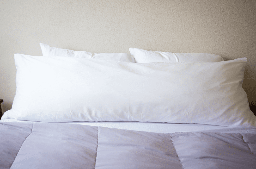 Antimicrobial Copper Infused Bamboo Body Pillow Cover - Hypoallergenic & Breathable for Side Sleepers, Pregnancy Support and Home Comfort