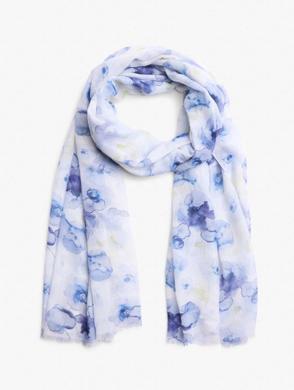 Stylish Abstract Floral Print Scarf - Lightweight Fashion Accessory for Women - Perfect for Spring Outfits, Office Wear & Special Occasions