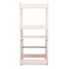 Montessori Toddler Tower - Adjustable Learning Step Stool for Kids, Safe & Sturdy Wooden Helper Tower for Kitchen, Bathroom, and Playroom - Perfect for Toddlers Independence and Parenting Assistance